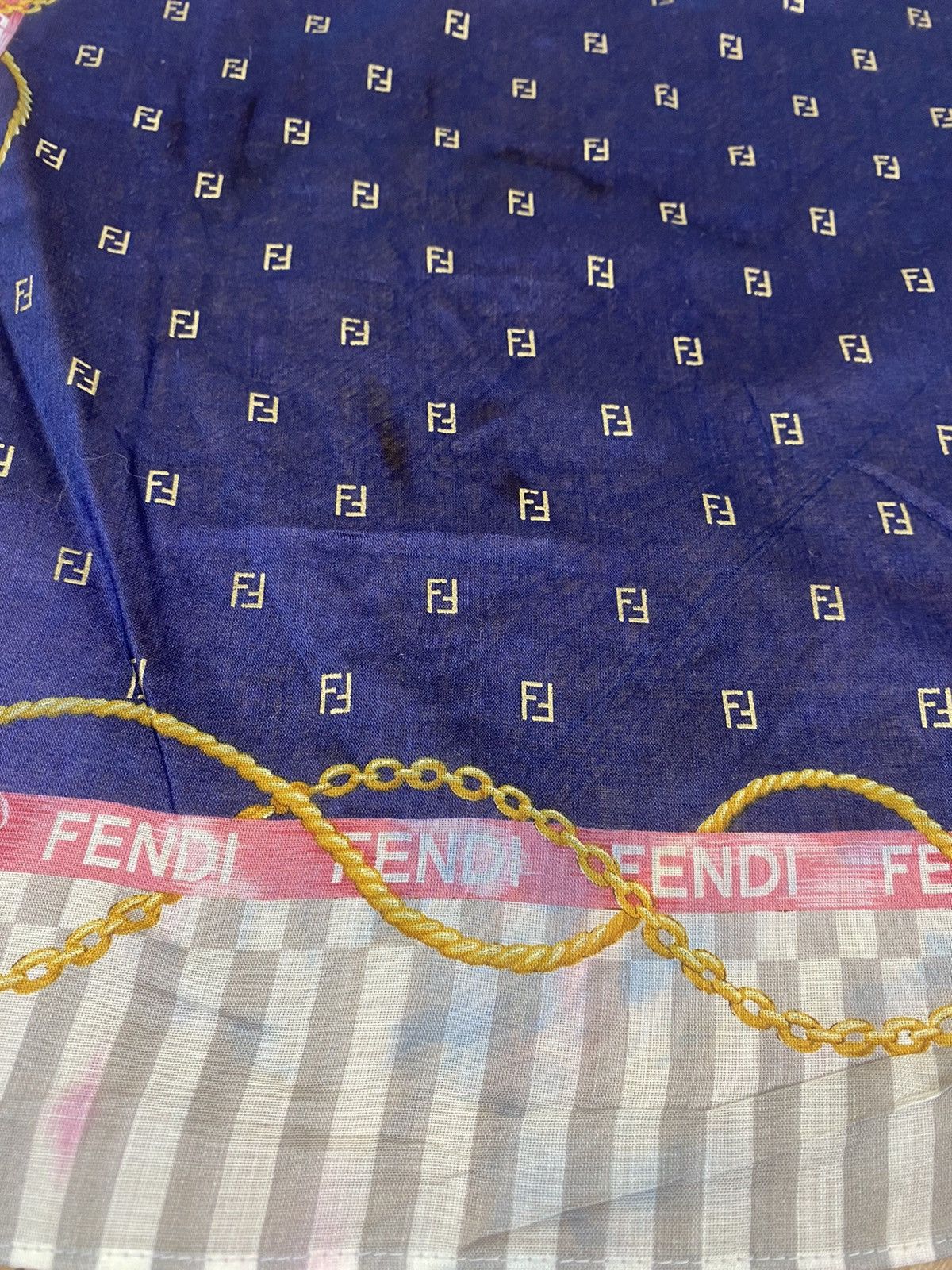 Fendi Fendi Scarf Handkerchief Neckerchief Bandana Size ONE SIZE - 9 Thumbnail