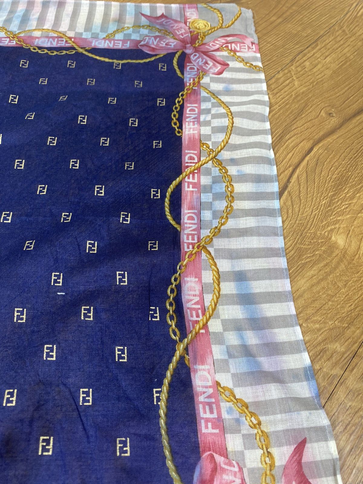 Fendi Fendi Scarf Handkerchief Neckerchief Bandana Size ONE SIZE - 5 Thumbnail
