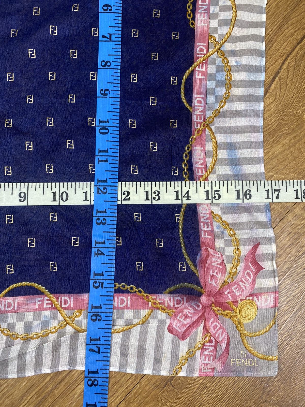 Fendi Fendi Scarf Handkerchief Neckerchief Bandana Size ONE SIZE - 11 Thumbnail
