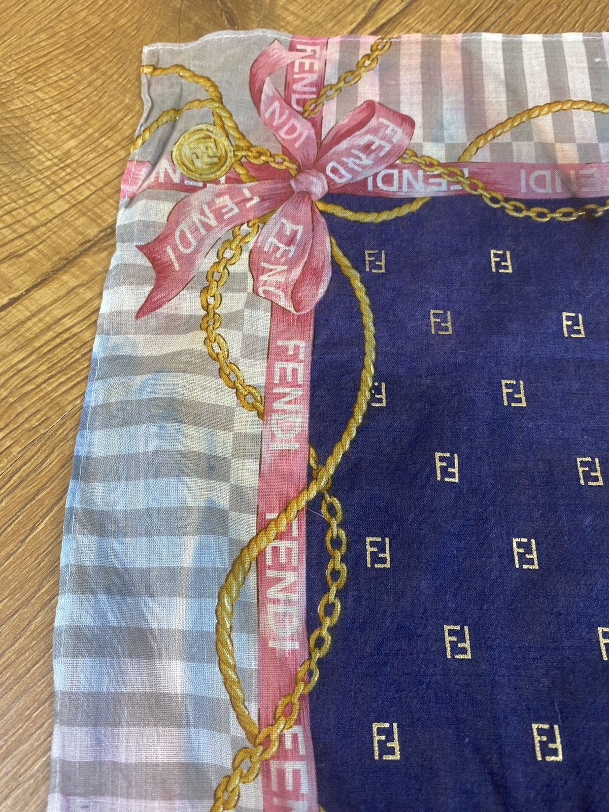 Fendi Fendi Scarf Handkerchief Neckerchief Bandana Size ONE SIZE - 6 Thumbnail