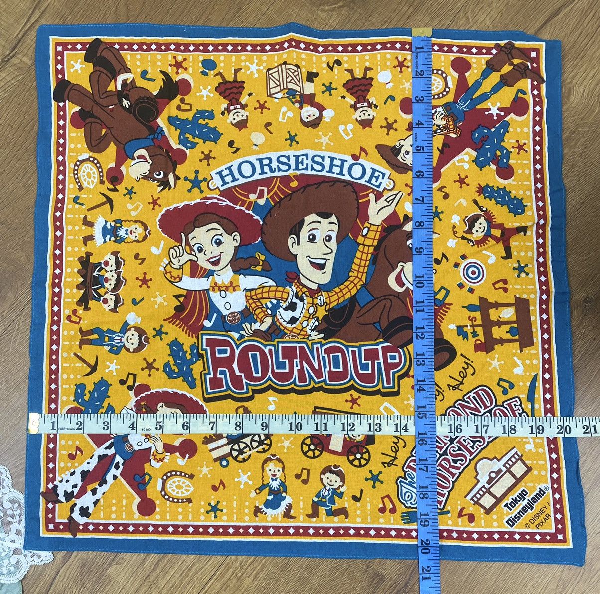 Disney Vintage Disney ToyStory1995 HandkerchiefNeckerchief/Bandana Size ONE SIZE - 5 Thumbnail