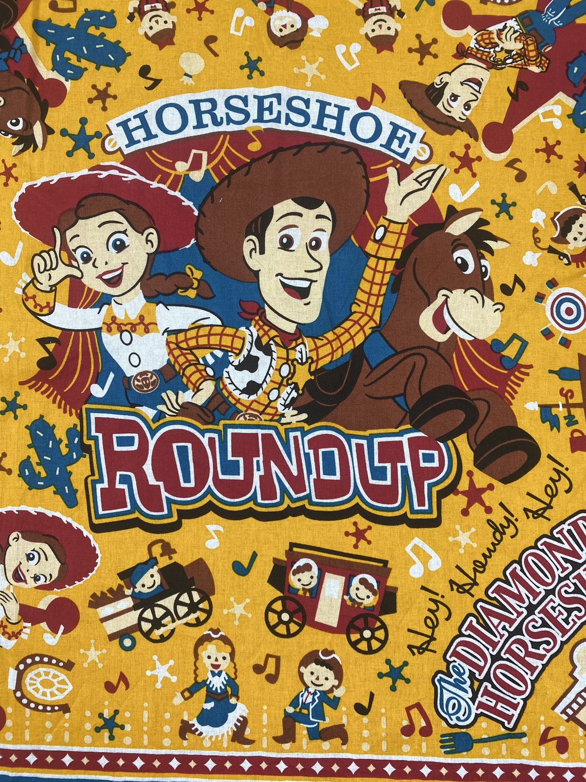 Disney Vintage Disney ToyStory1995 HandkerchiefNeckerchief/Bandana Size ONE SIZE - 4 Thumbnail