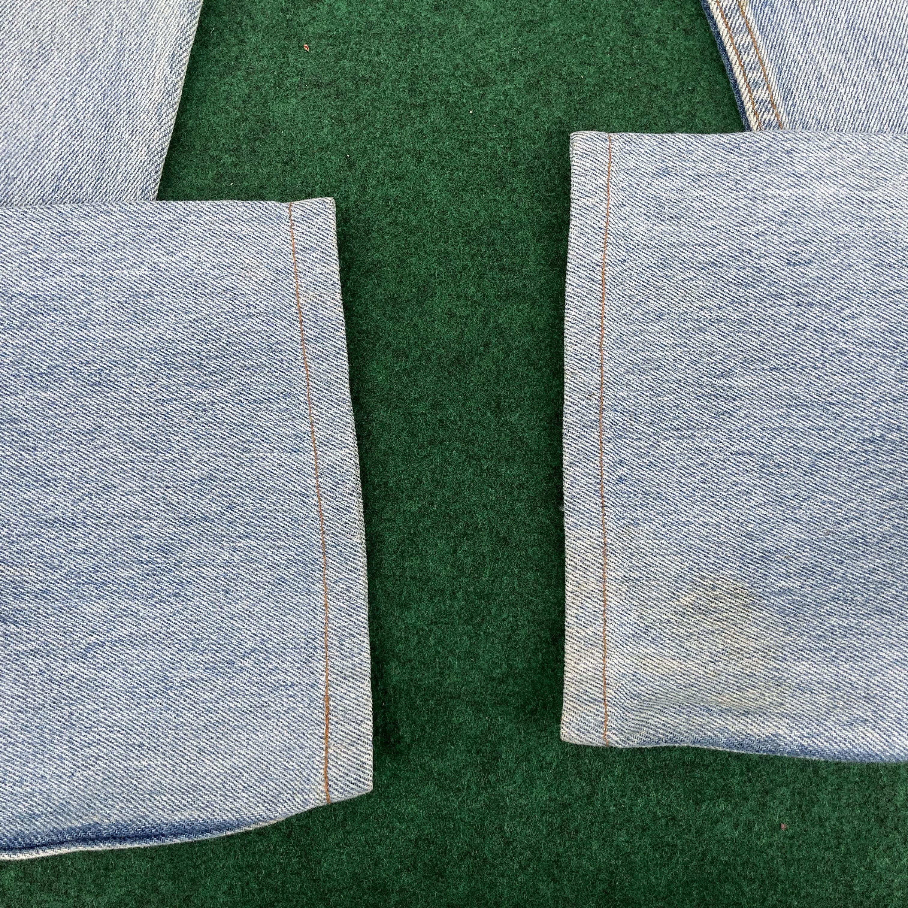 Levi's × Vintage Vtg Levis 501xx Distressed Ripped Light Wash Grunge Jeans Size US 28 / EU 44 - 8 Thumbnail
