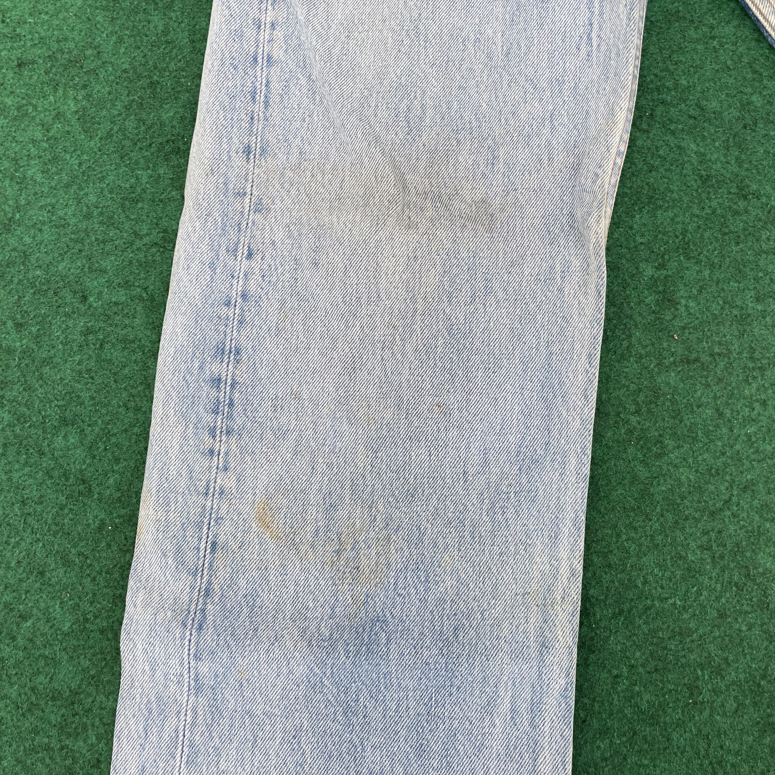 Levi's × Vintage Vtg Levis 501xx Distressed Ripped Light Wash Grunge Jeans Size US 28 / EU 44 - 5 Thumbnail