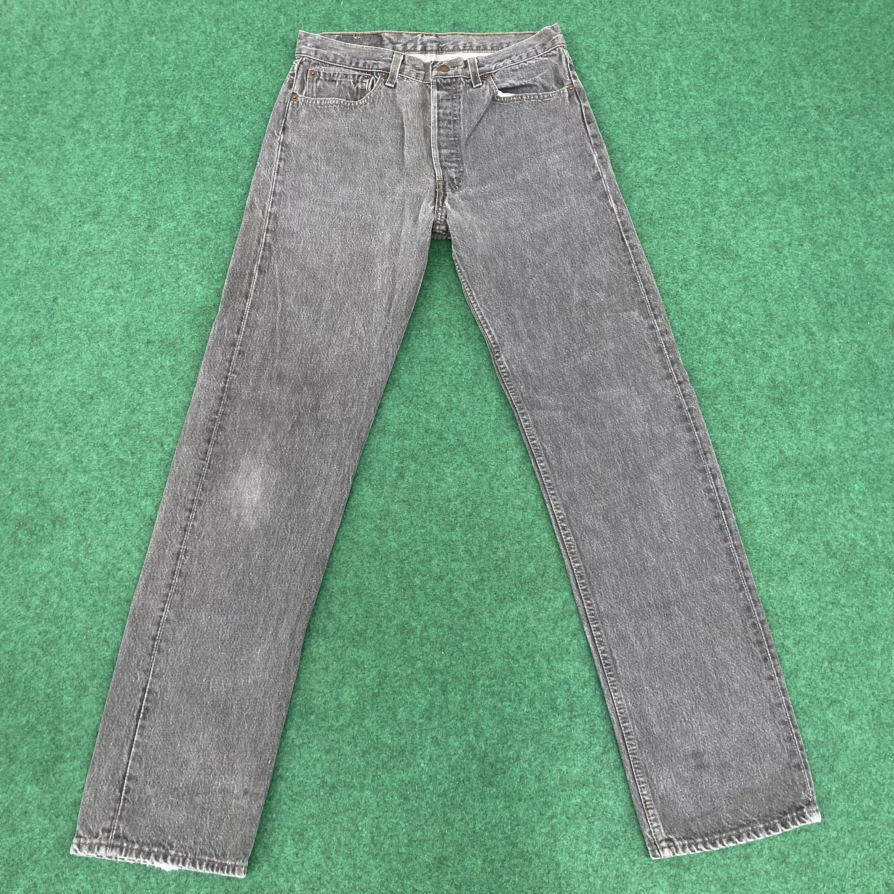 Levi's × Vintage Vtg Levis 501 Denim Sz 30 Punk 90s Grunge Jeans Size US 30 / EU 46 - 1 Thumbnail