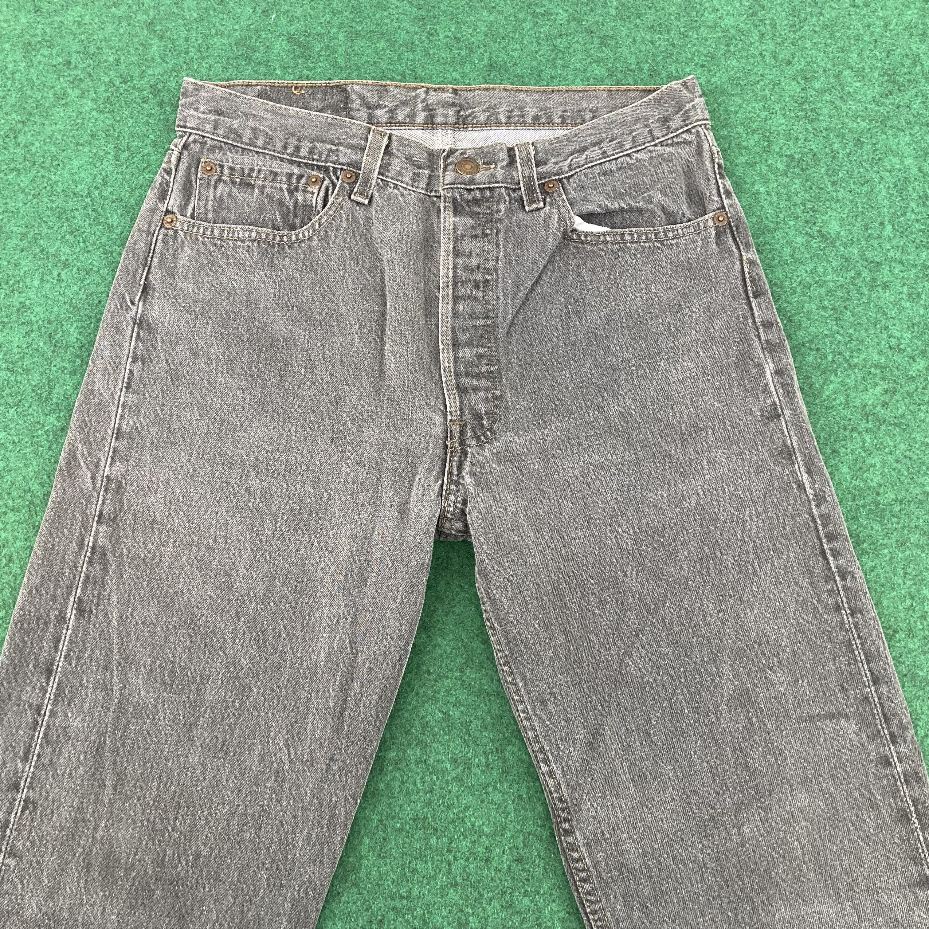 Levi's × Vintage Vtg Levis 501 Denim Sz 30 Punk 90s Grunge Jeans Size US 30 / EU 46 - 3 Thumbnail