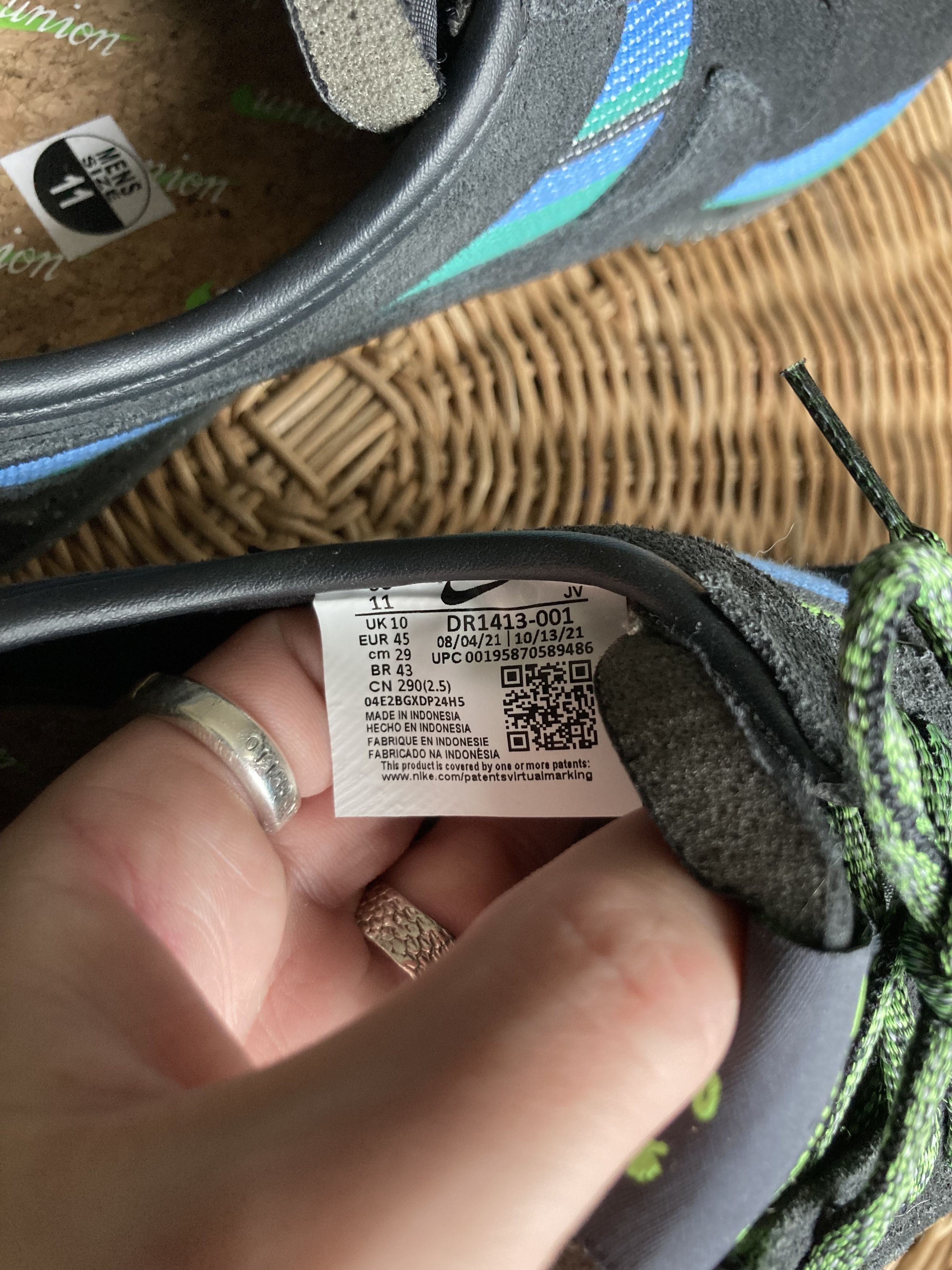 Nike The Union LA x Nike Cortez SP ‘Off Noir’ Size US 11 / EU 44 - 4 Thumbnail