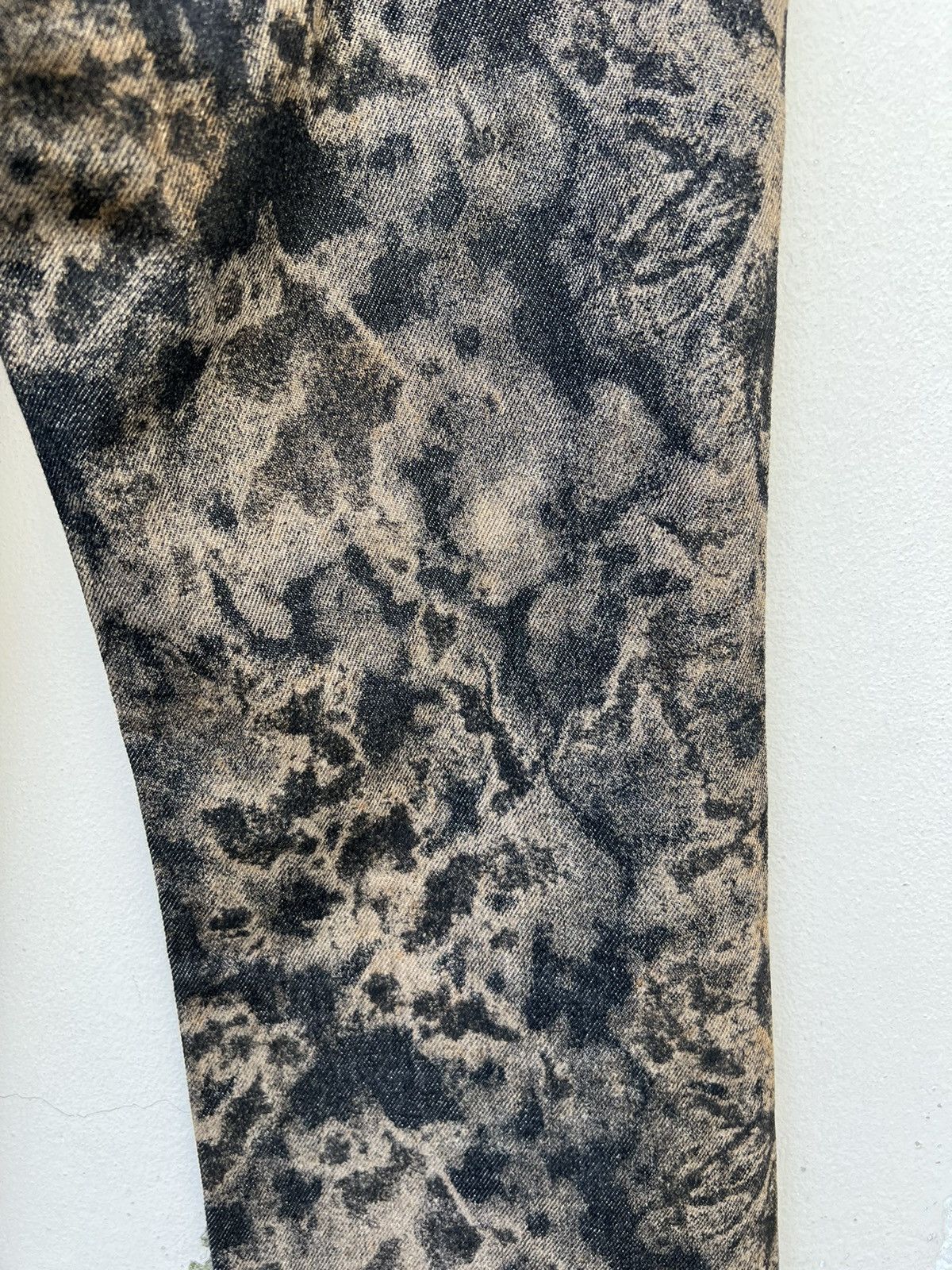 Nicole Club Flare Vintage Monsieur Nicole Japan Dirty Mud Denim Jeans Size US 30 / EU 46 - 20 Thumbnail