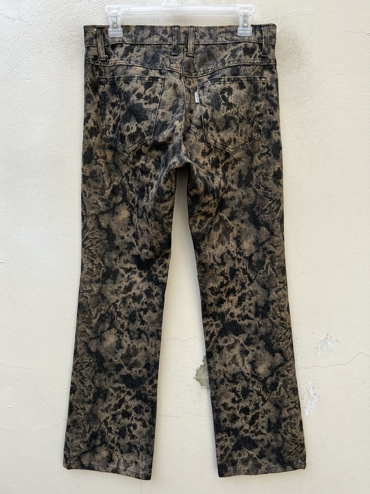 Nicole Club Flare Vintage Monsieur Nicole Japan Dirty Mud Denim Jeans Size US 30 / EU 46 - 15 Thumbnail