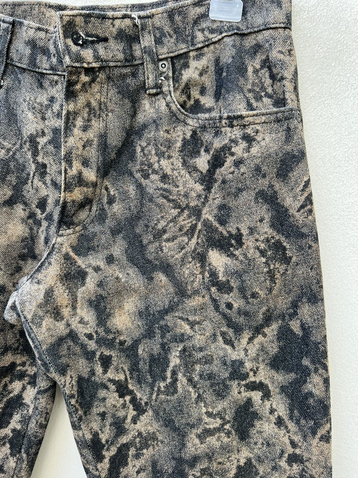 Nicole Club Flare Vintage Monsieur Nicole Japan Dirty Mud Denim Jeans Size US 30 / EU 46 - 12 Thumbnail