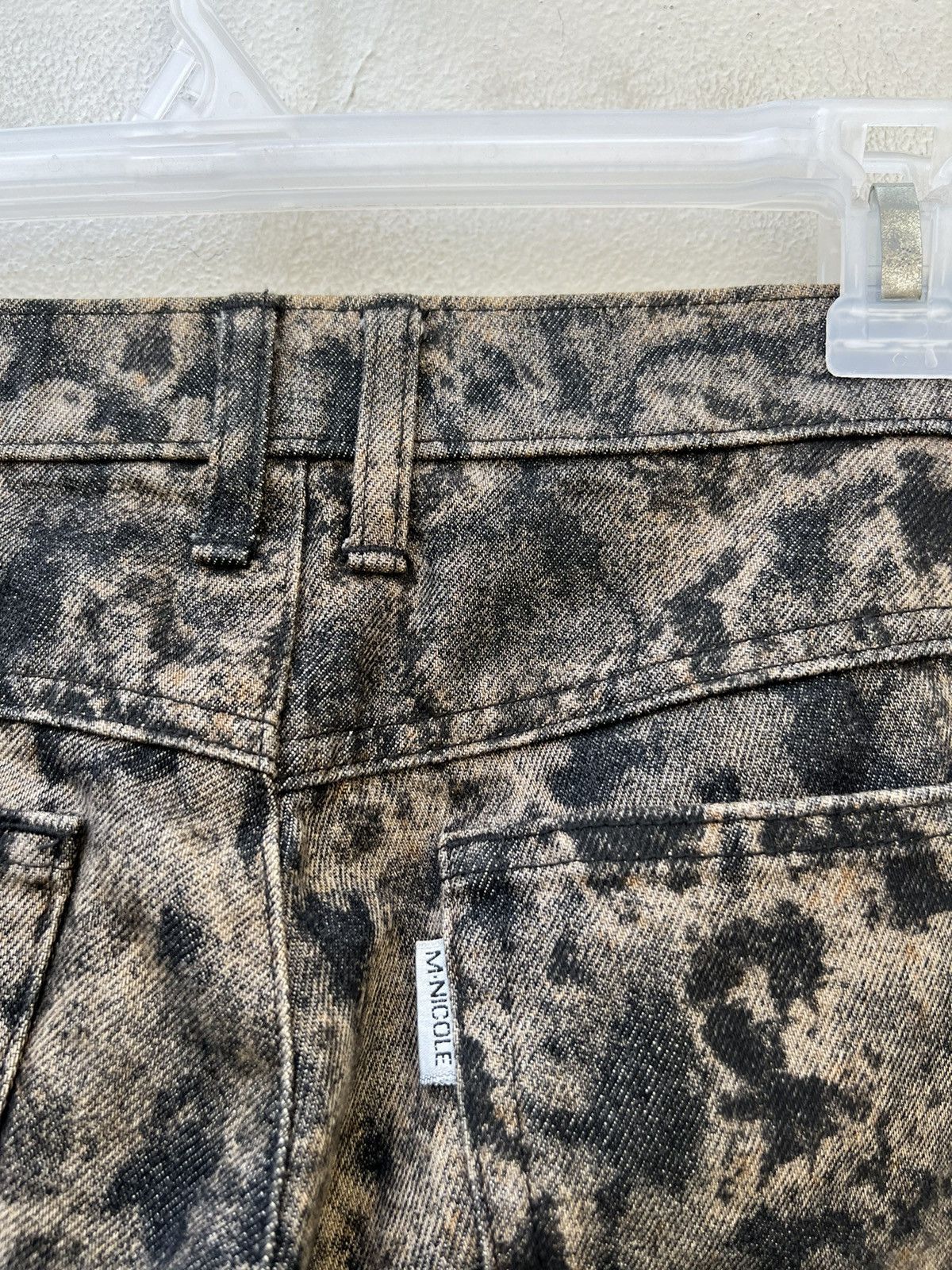 Nicole Club Flare Vintage Monsieur Nicole Japan Dirty Mud Denim Jeans Size US 30 / EU 46 - 19 Thumbnail