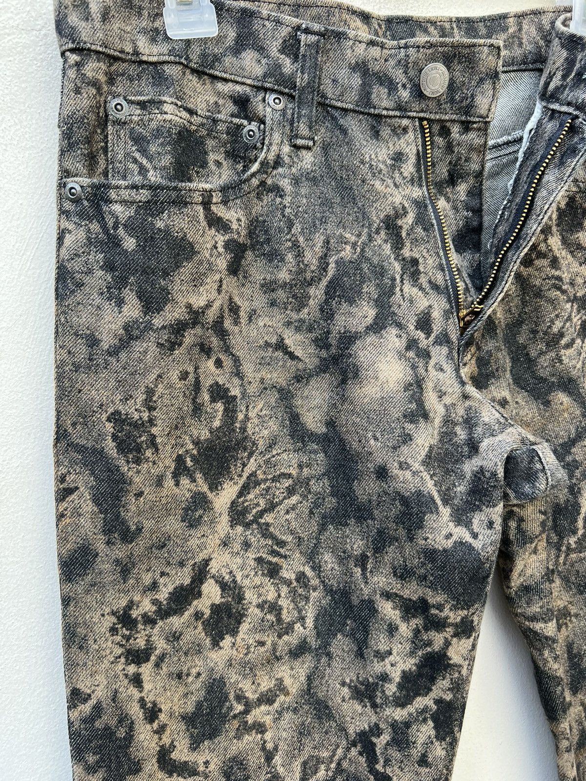 Nicole Club Flare Vintage Monsieur Nicole Japan Dirty Mud Denim Jeans Size US 30 / EU 46 - 9 Thumbnail