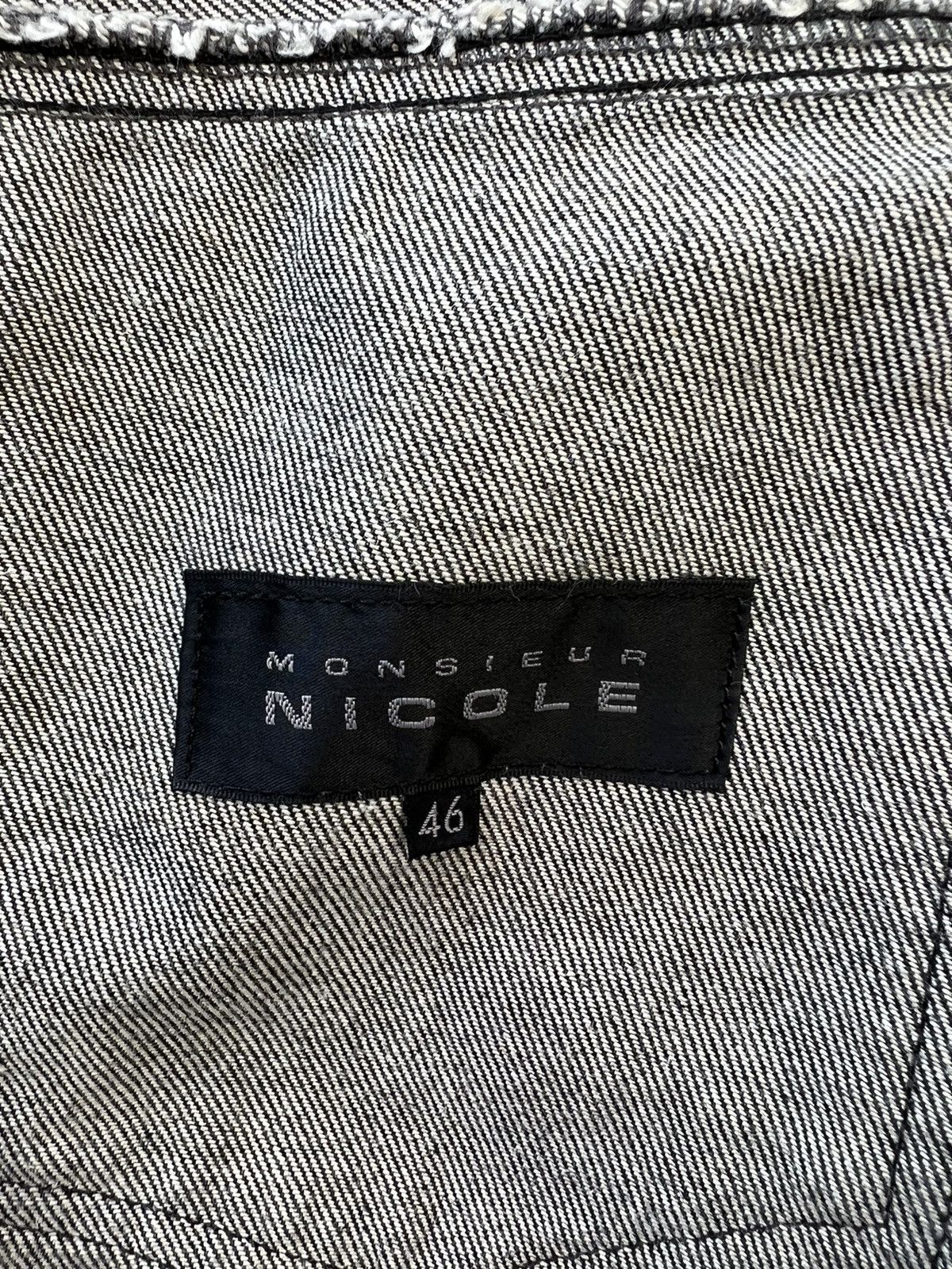 Nicole Club Flare Vintage Monsieur Nicole Japan Dirty Mud Denim Jeans Size US 30 / EU 46 - 24 Thumbnail