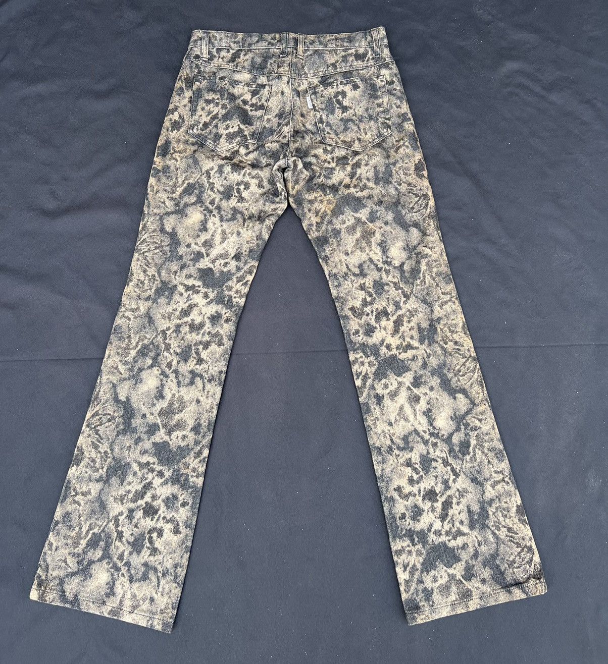 Nicole Club Flare Vintage Monsieur Nicole Japan Dirty Mud Denim Jeans Size US 30 / EU 46 - 5 Thumbnail