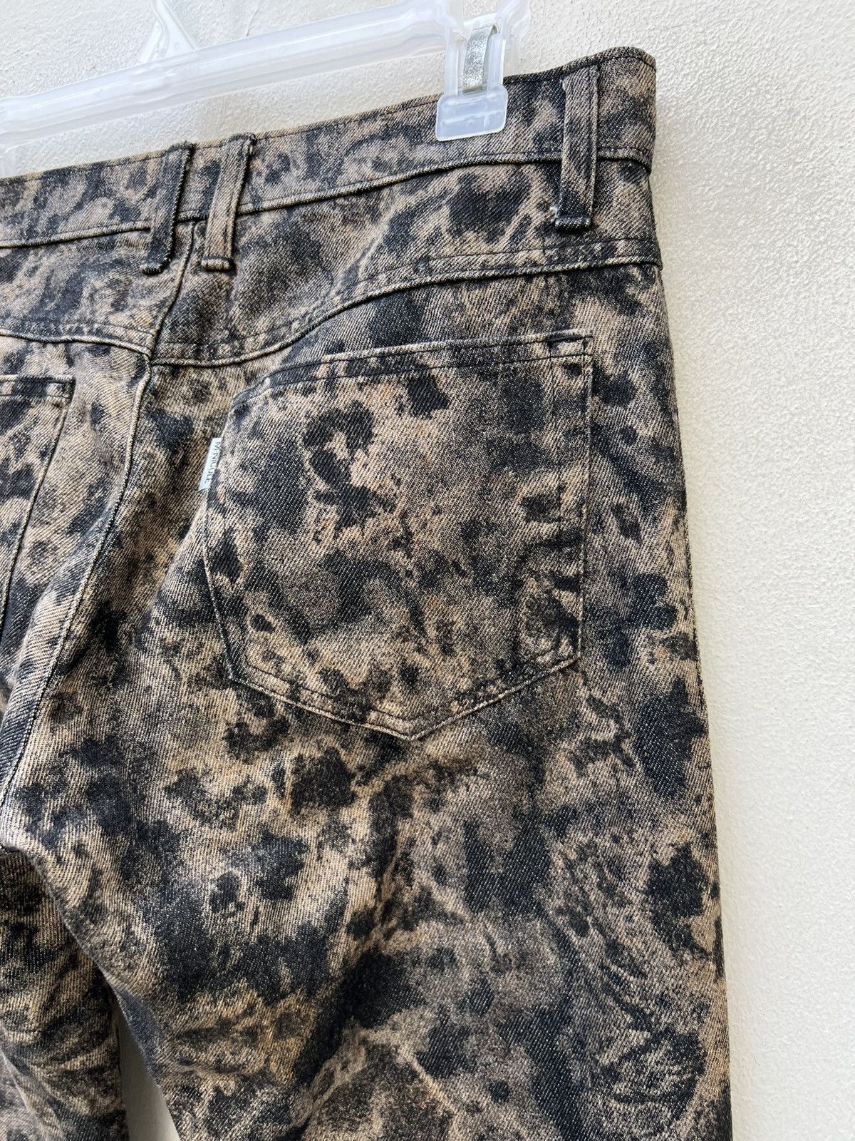 Nicole Club Flare Vintage Monsieur Nicole Japan Dirty Mud Denim Jeans Size US 30 / EU 46 - 18 Thumbnail