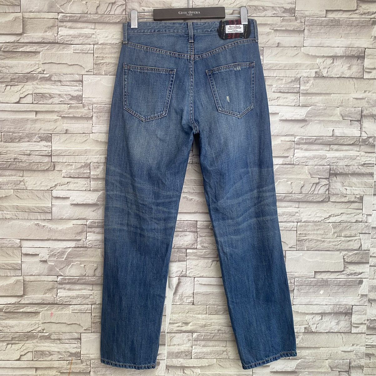 Harris Tweed Denim Patchwork Jeans