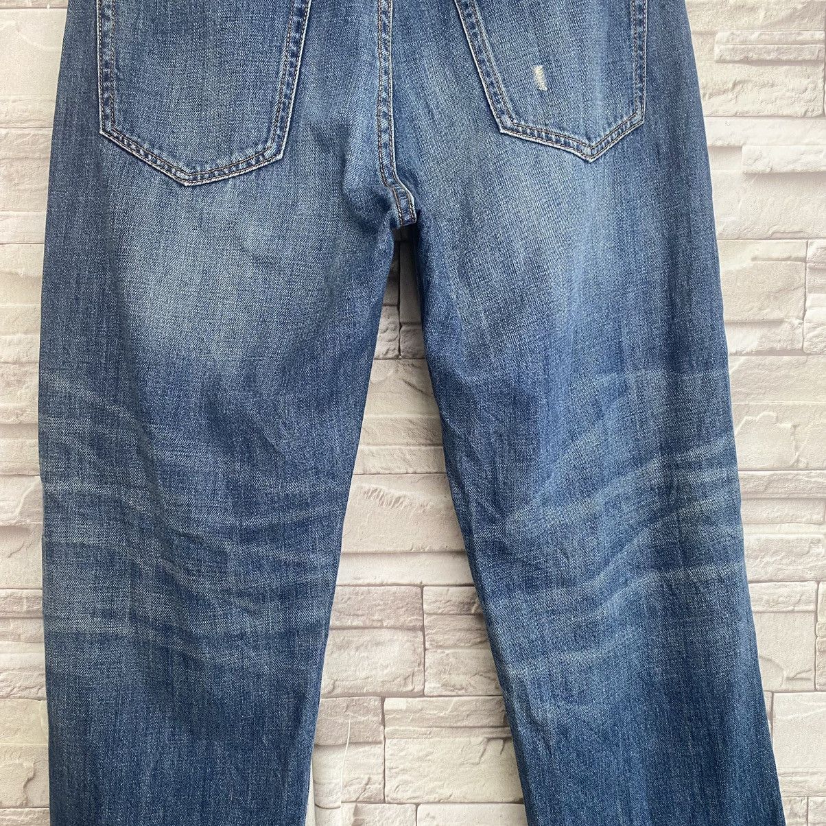 Harris Tweed Denim Patchwork Jeans