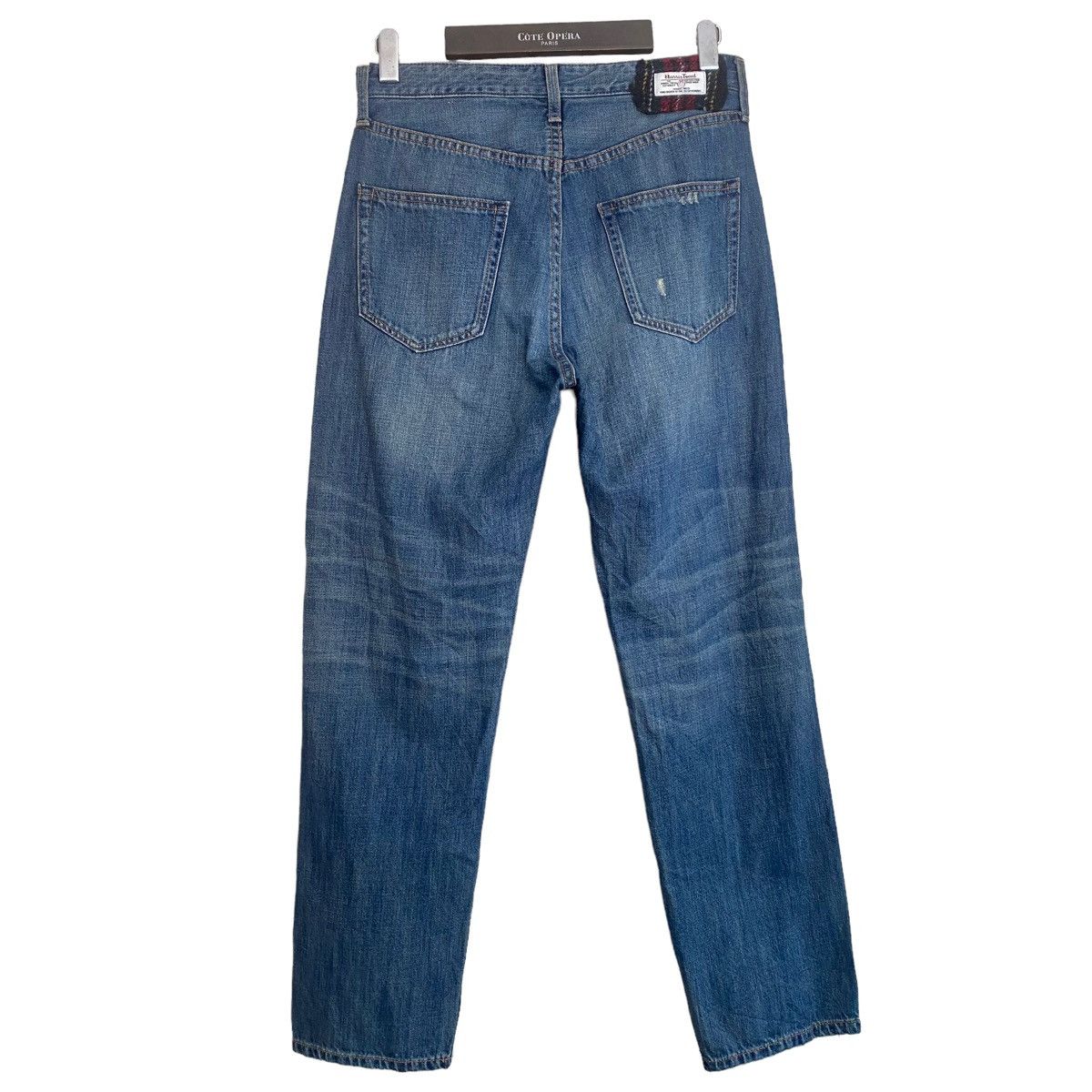 Harris Tweed Denim Patchwork Jeans