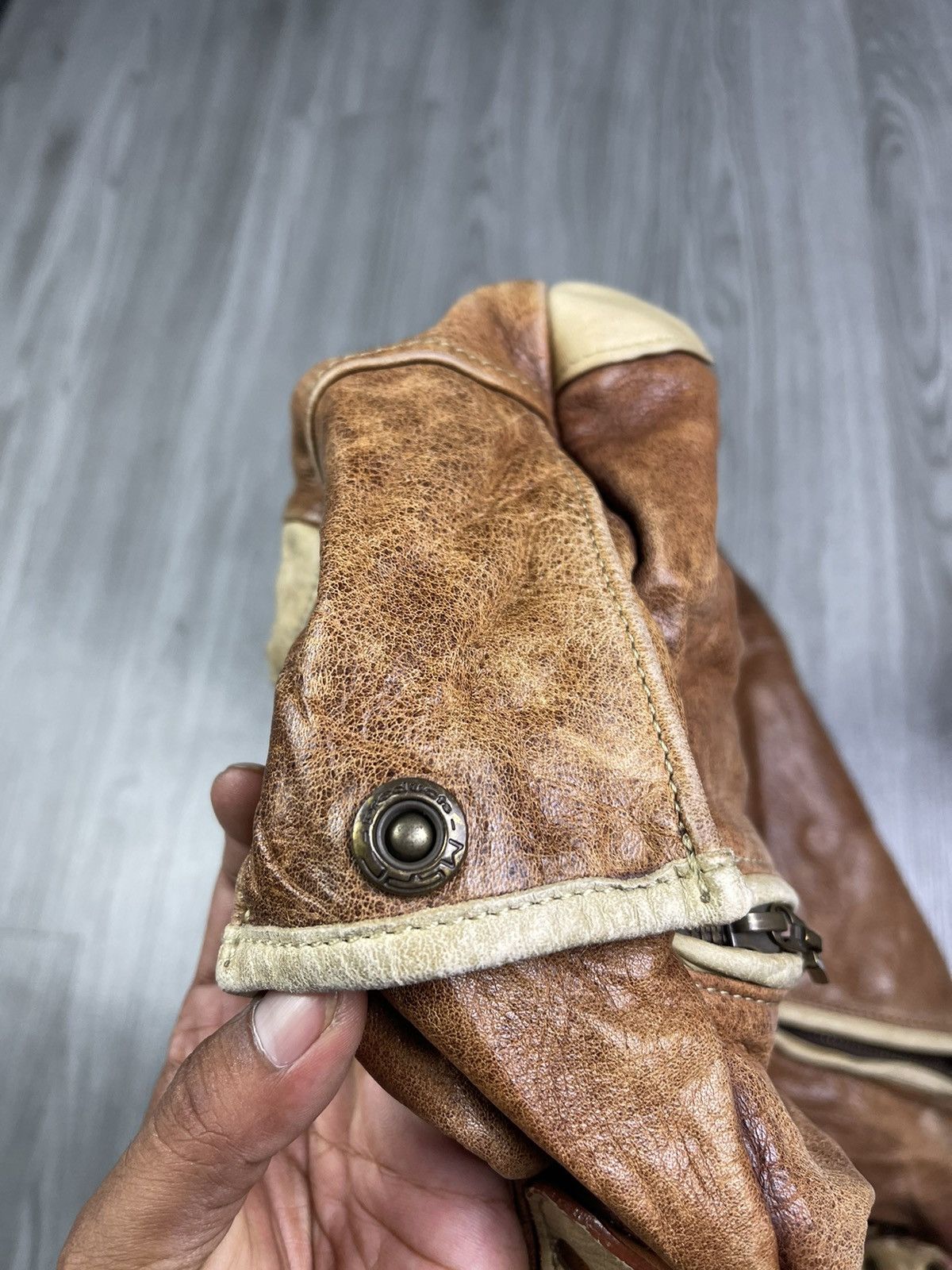 Genuine Leather × Japanese Brand × MasterPiece MasterPiece Japan leather multi compartment messenger bag Size ONE SIZE - 22 Thumbnail