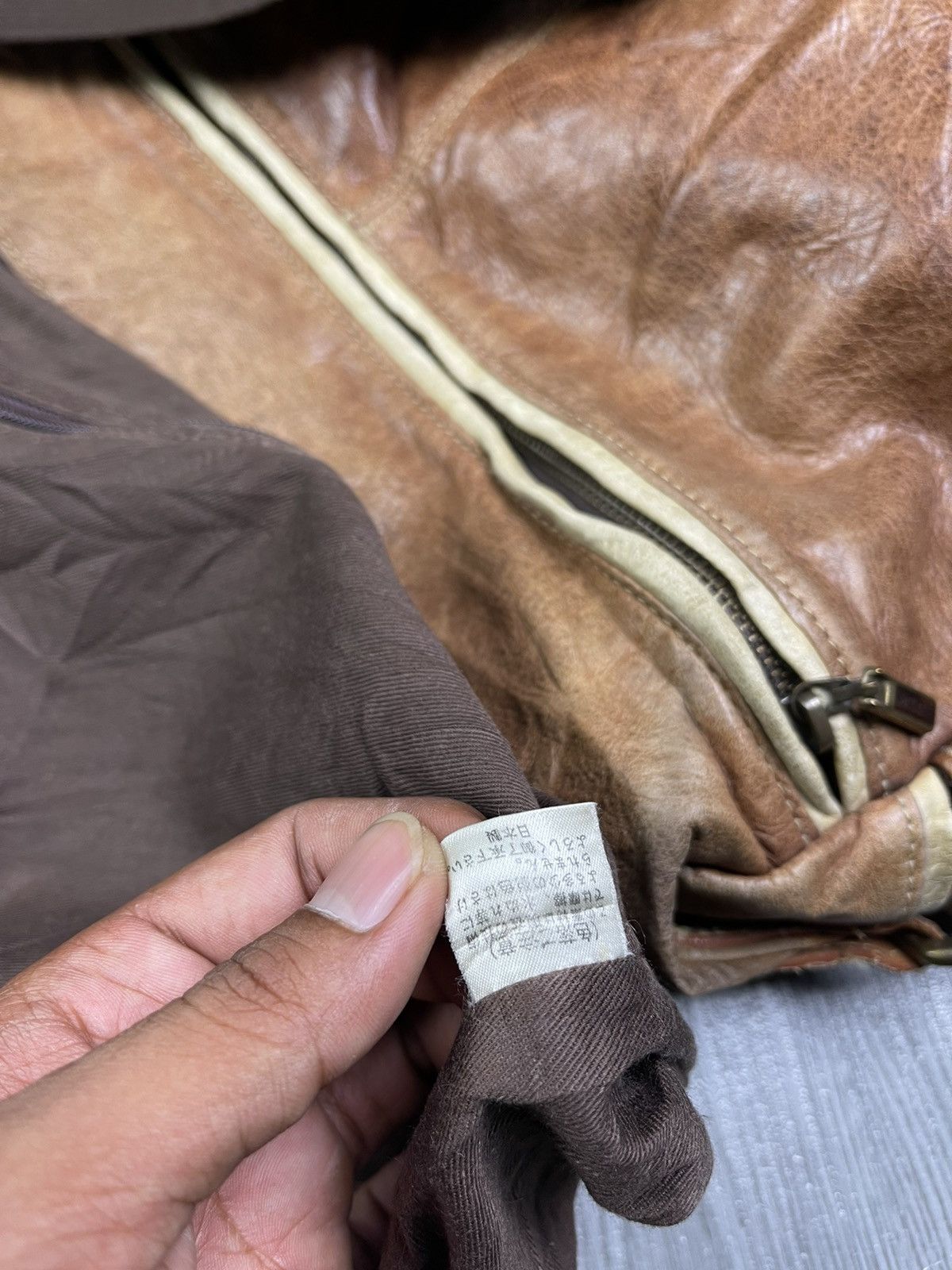 Genuine Leather × Japanese Brand × MasterPiece MasterPiece Japan leather multi compartment messenger bag Size ONE SIZE - 17 Thumbnail