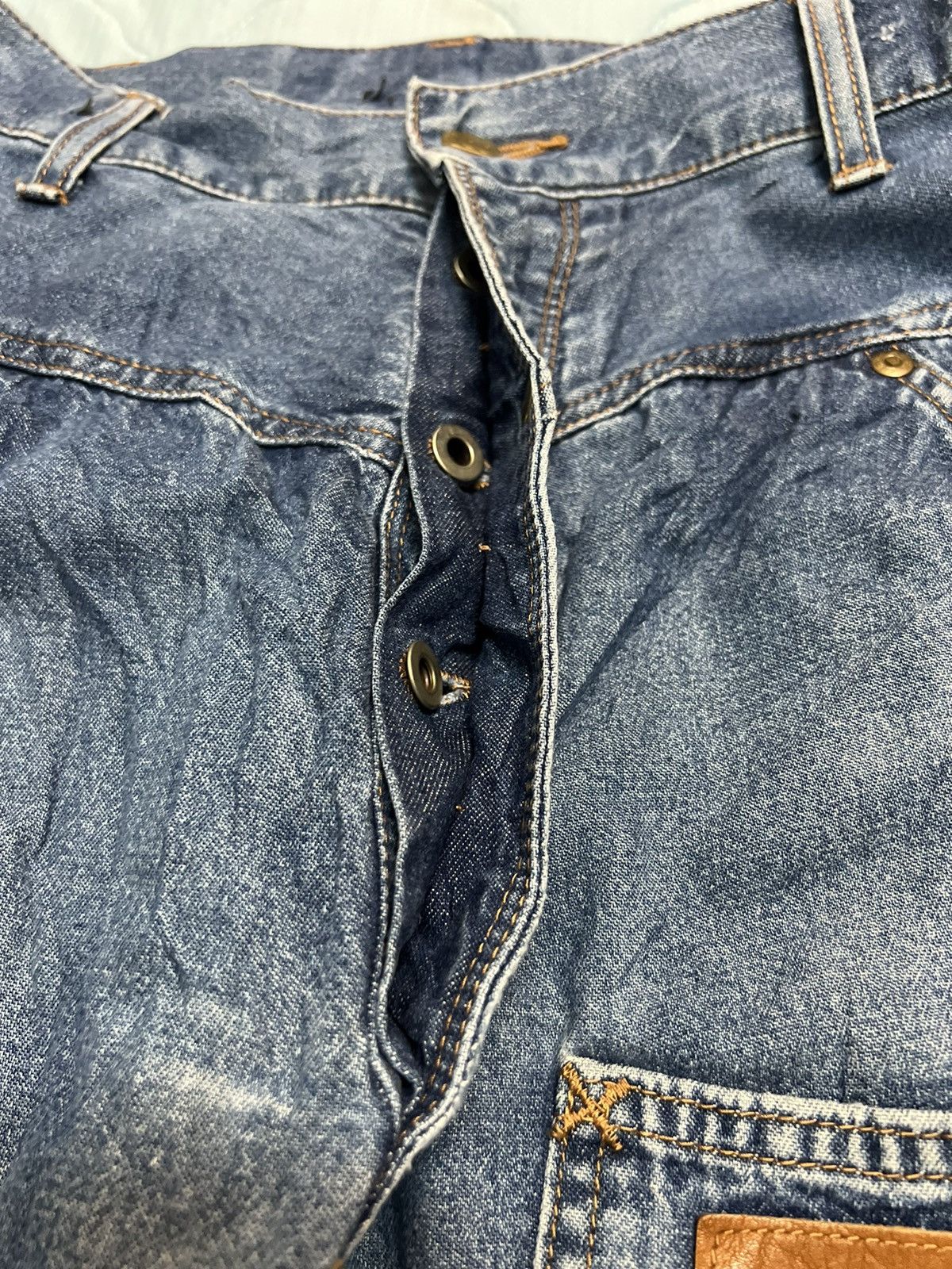 Issey Miyake Issey miyake vintage denim buttonfly baggy pants nice🔥 Size US 28 / EU 44 - 6 Thumbnail