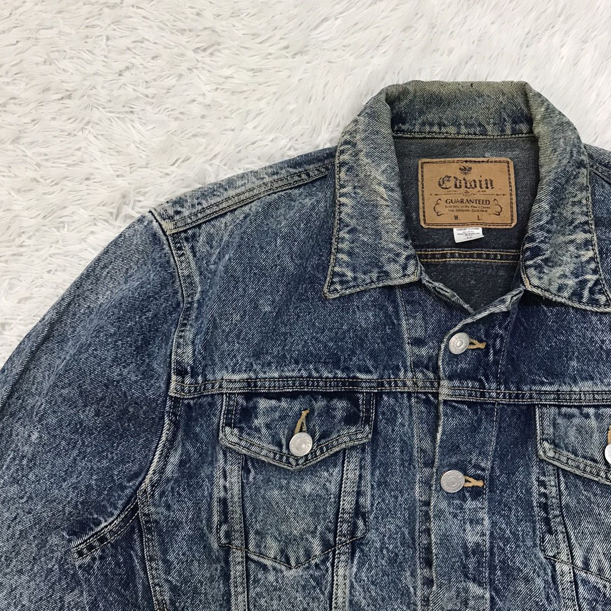Edwin Vtg Edwin Denim Jacket Lot 5464 Size US M / EU 48-50 / 2 - 6 Thumbnail