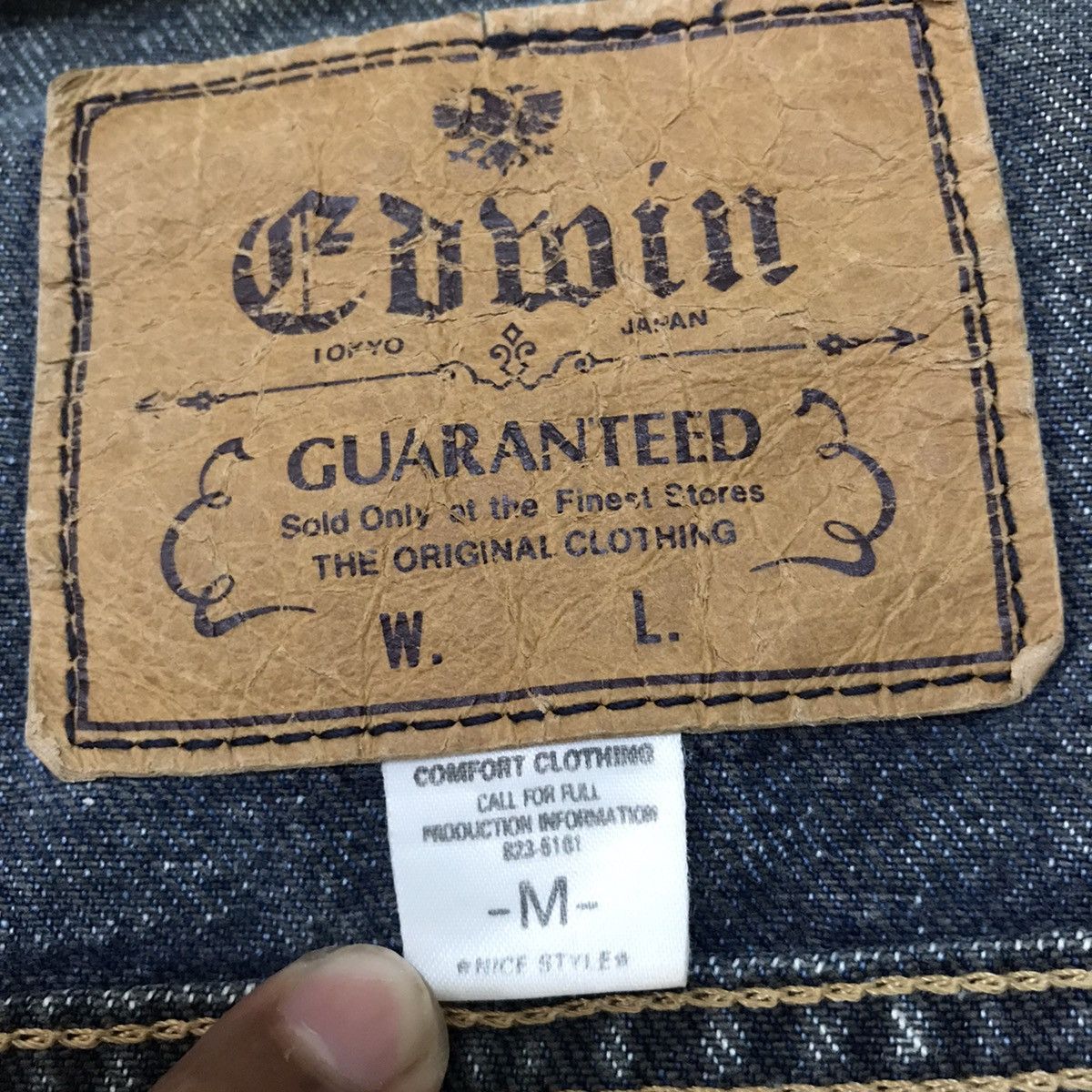 Edwin Vtg Edwin Denim Jacket Lot 5464 Size US M / EU 48-50 / 2 - 18 Thumbnail