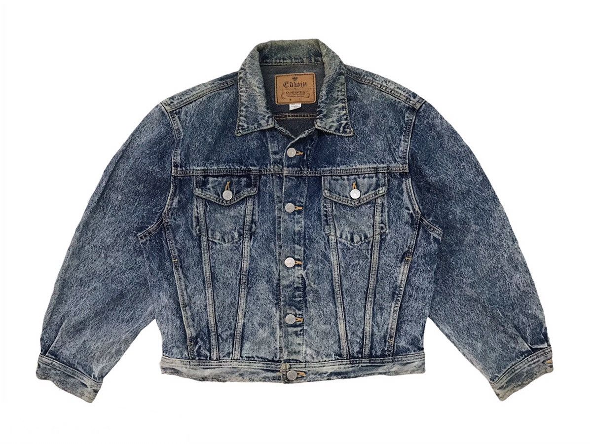 Edwin Vtg Edwin Denim Jacket Lot 5464 Size US M / EU 48-50 / 2 - 1 Thumbnail