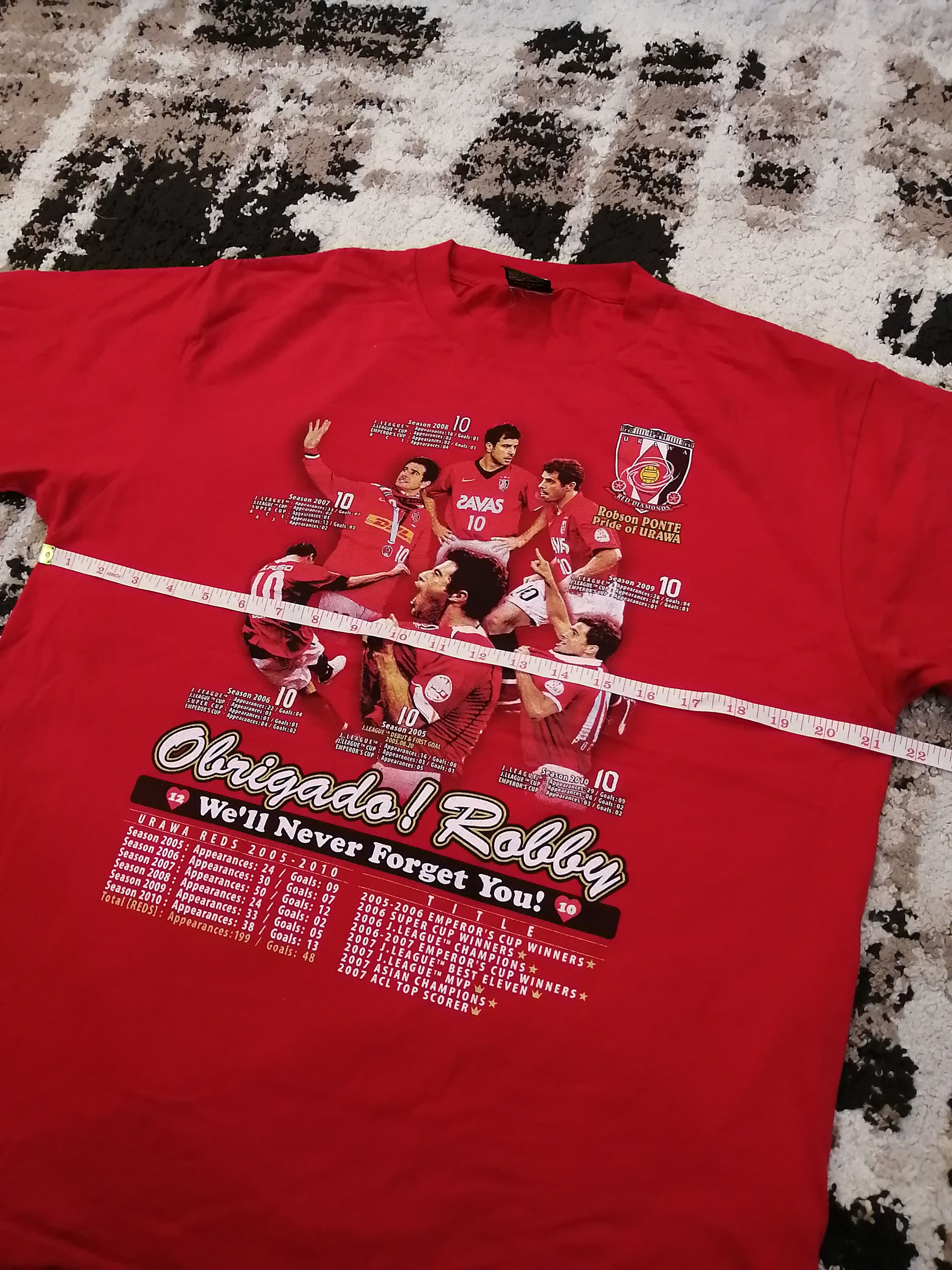 Japanese Brand Robson Ponte Pride Of Urawa Tees Size US L / EU 52-54 / 3 - 10 Thumbnail