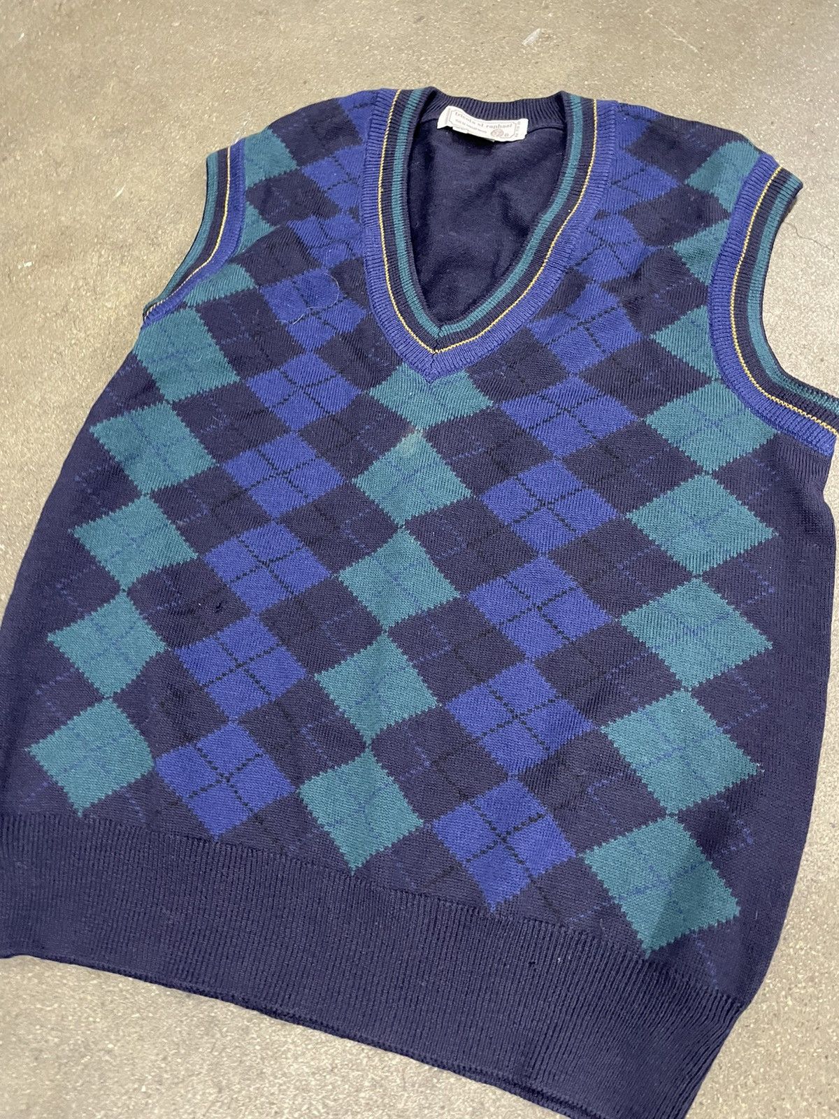 Sears × Streetwear × Vintage Vintage Sears Mohair Argyle