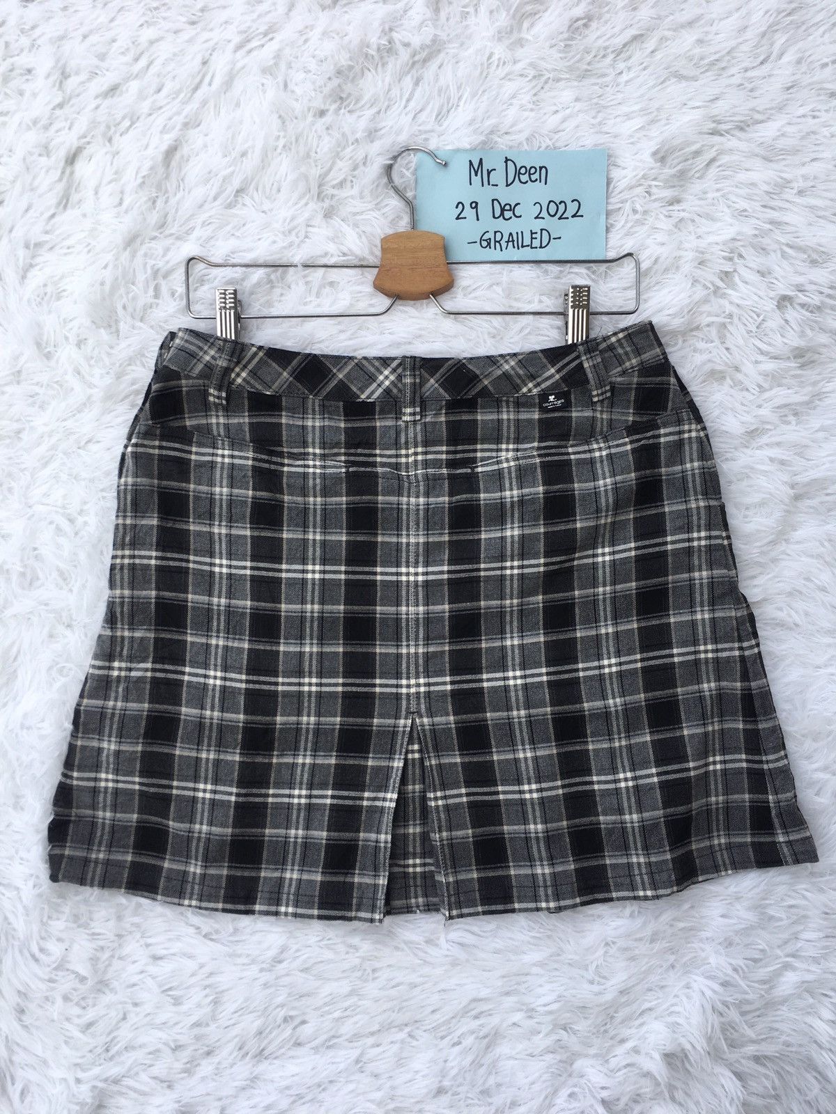 Courreges Rare Vintage Courreges Checkered Mini Skirt Size 28" / US 6 / IT 42 - 10 Thumbnail
