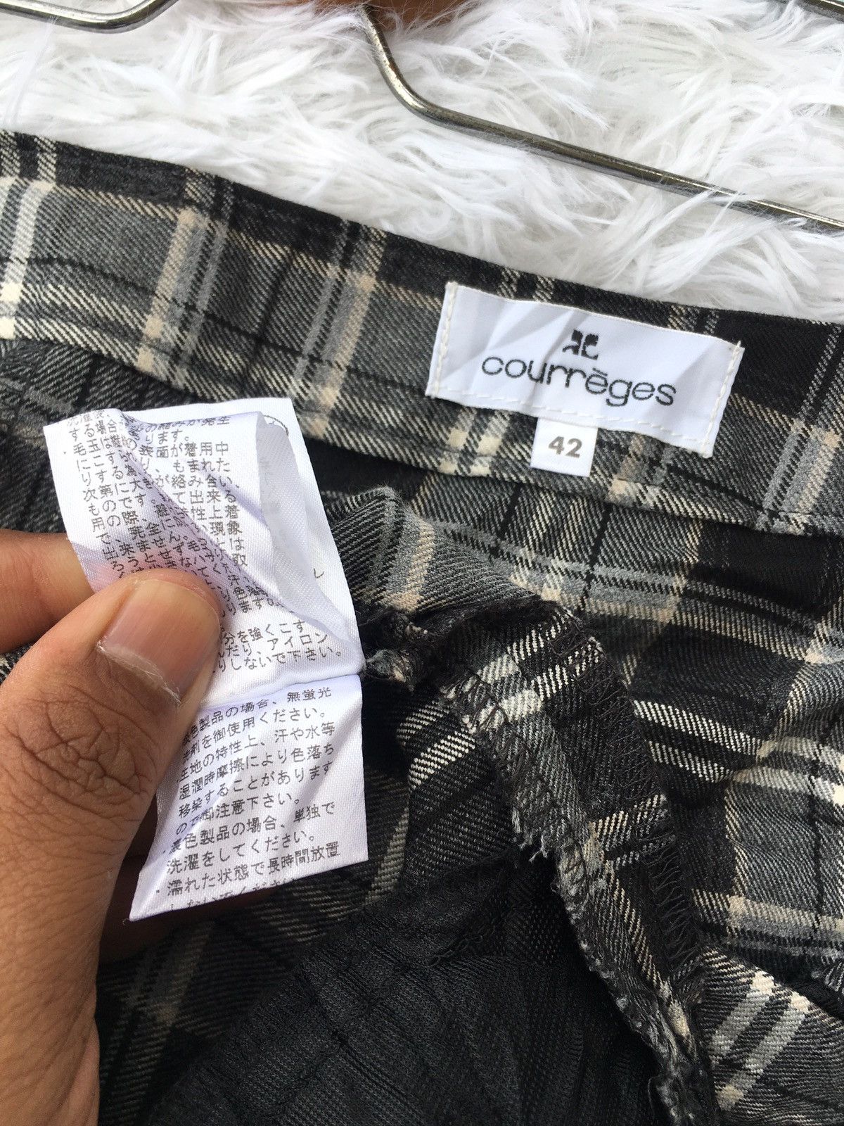 Courreges Rare Vintage Courreges Checkered Mini Skirt Size 28" / US 6 / IT 42 - 9 Thumbnail