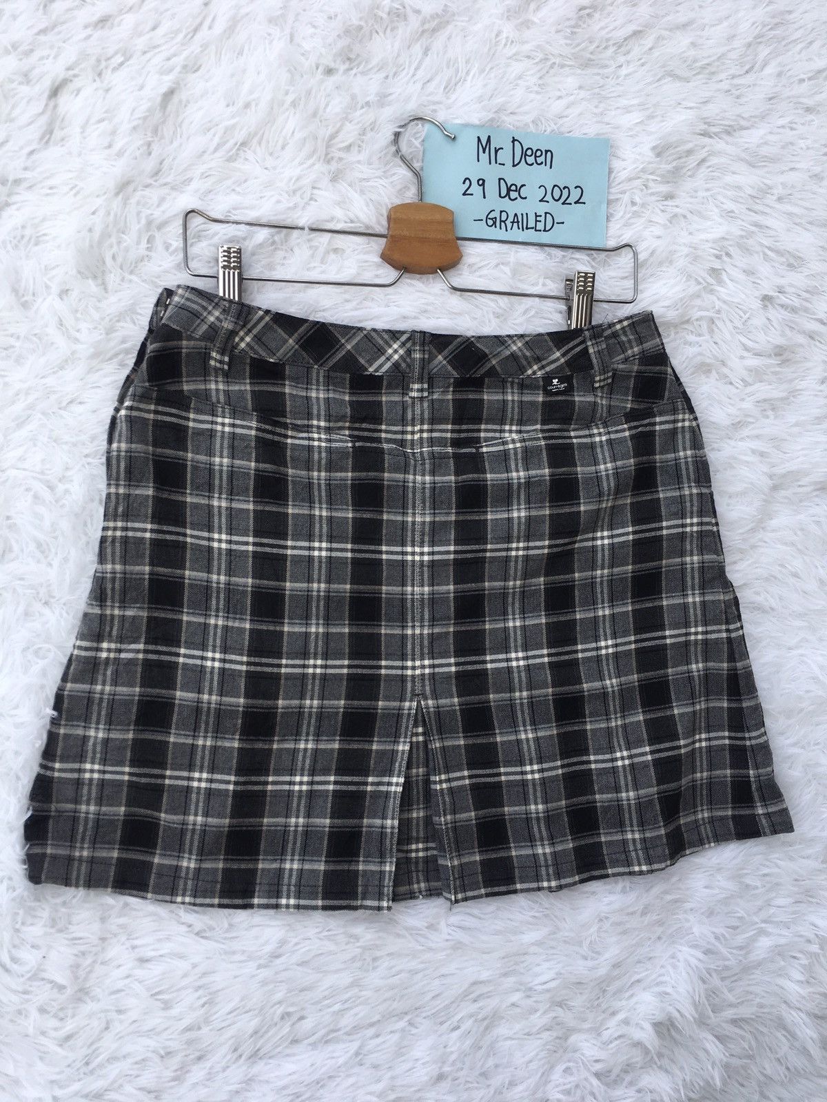 Courreges Rare Vintage Courreges Checkered Mini Skirt Size 28" / US 6 / IT 42 - 11 Thumbnail