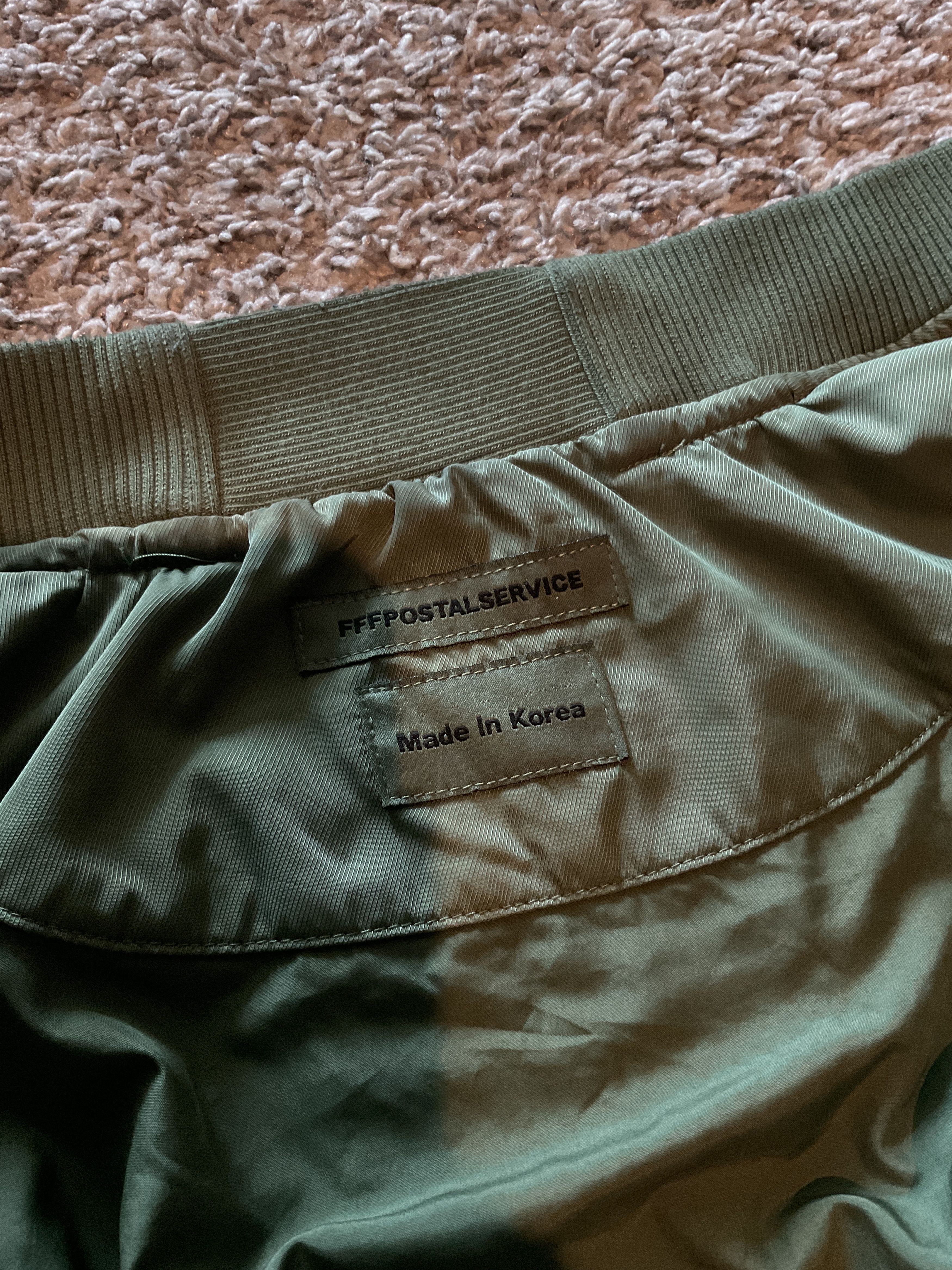 FFFPOSTALSERVICE FFFPOSTALSERVICE BOMBER JACKET IGUANA GREEN Size US M / EU 48-50 / 2 - 3 Thumbnail