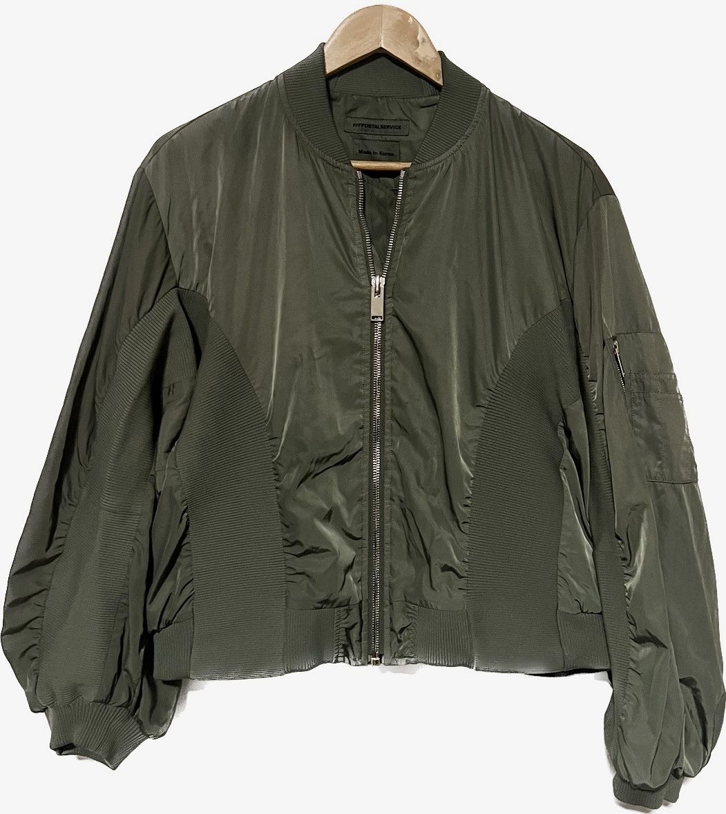 FFFPOSTALSERVICE FFFPOSTALSERVICE BOMBER JACKET IGUANA GREEN Size US M / EU 48-50 / 2 - 1 Thumbnail