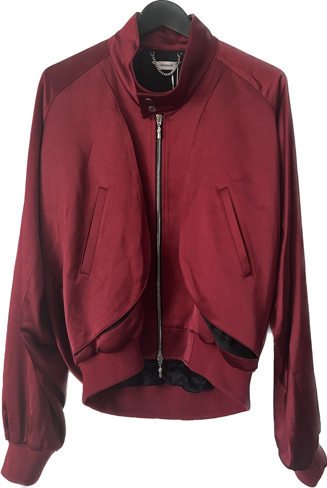 CMMAWEAR BALLOON JACKET RED BLACK | Grailed