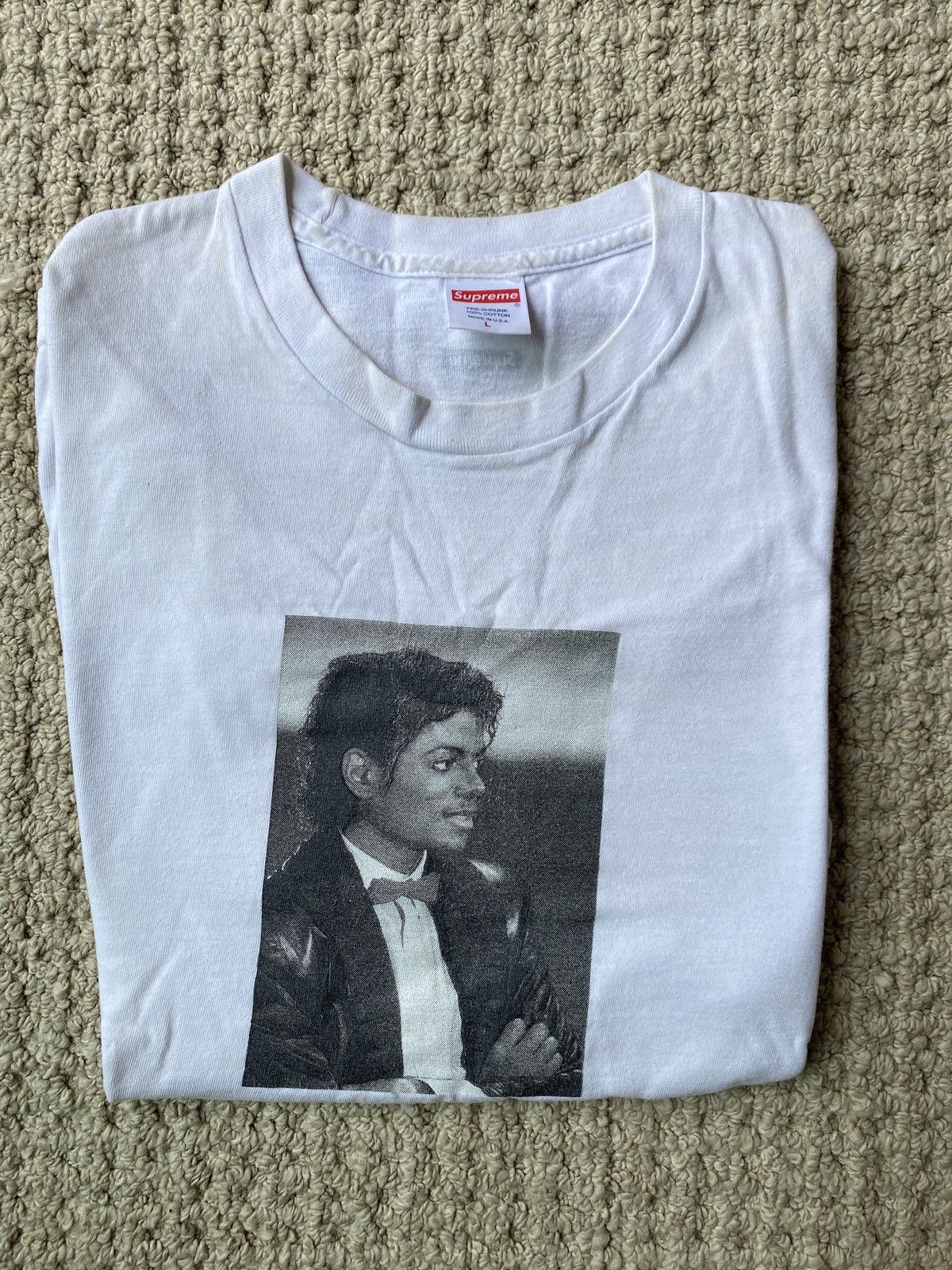 Supreme Michael jackson photo tee