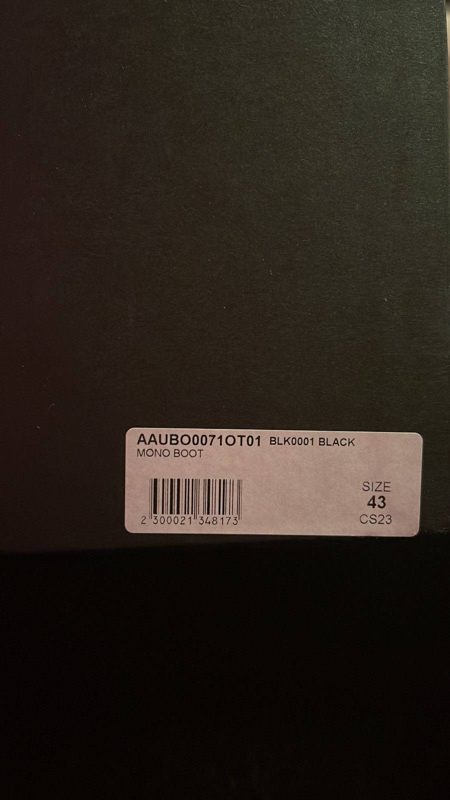 1017 ALYX 9SM Alyx black mono boot Size US 10 / EU 43 - 7 Thumbnail