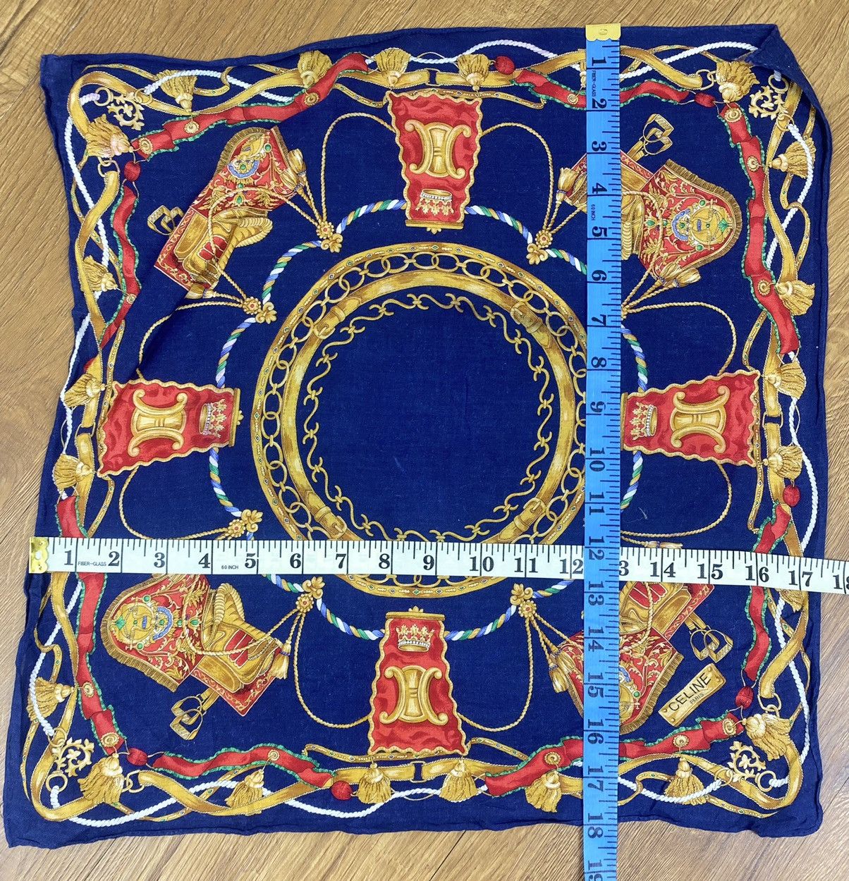 Celine CELINE HANDKERCHIEF POCKETSQUARE NECKERCHIEFS Size ONE SIZE - 5 Thumbnail