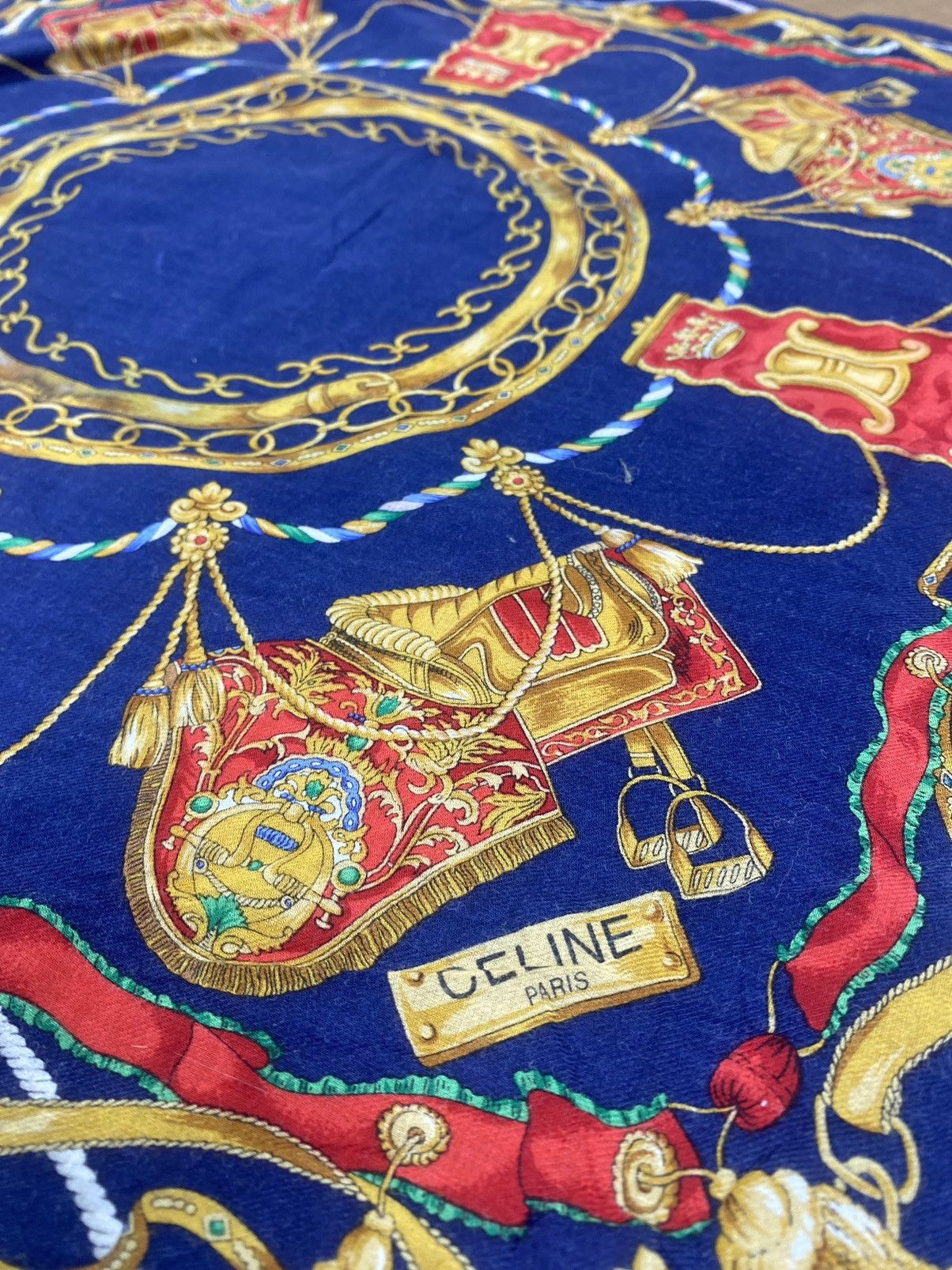 Celine CELINE HANDKERCHIEF POCKETSQUARE NECKERCHIEFS Size ONE SIZE - 3 Thumbnail