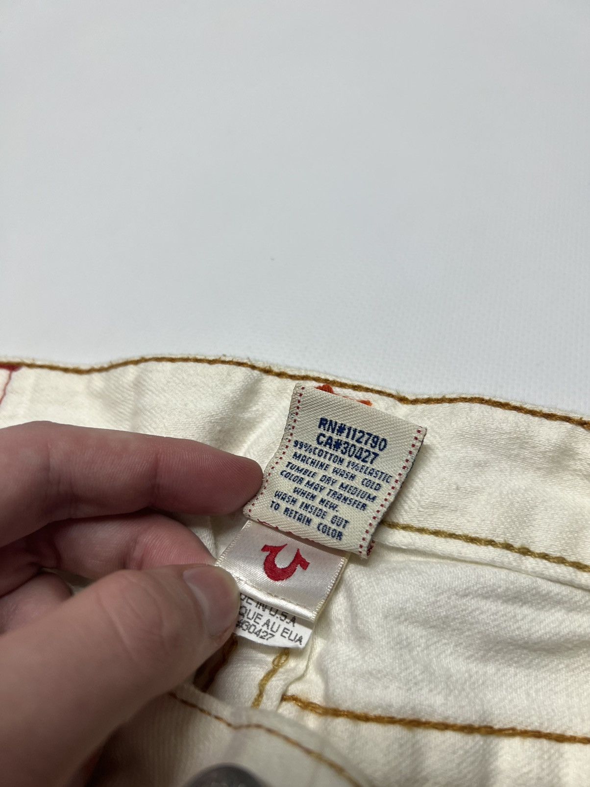True Religion × Vintage Vintage Y2K 🤍 True Religion USA Jeans 90’s Size 30" / US 8 / IT 44 - 15 Thumbnail