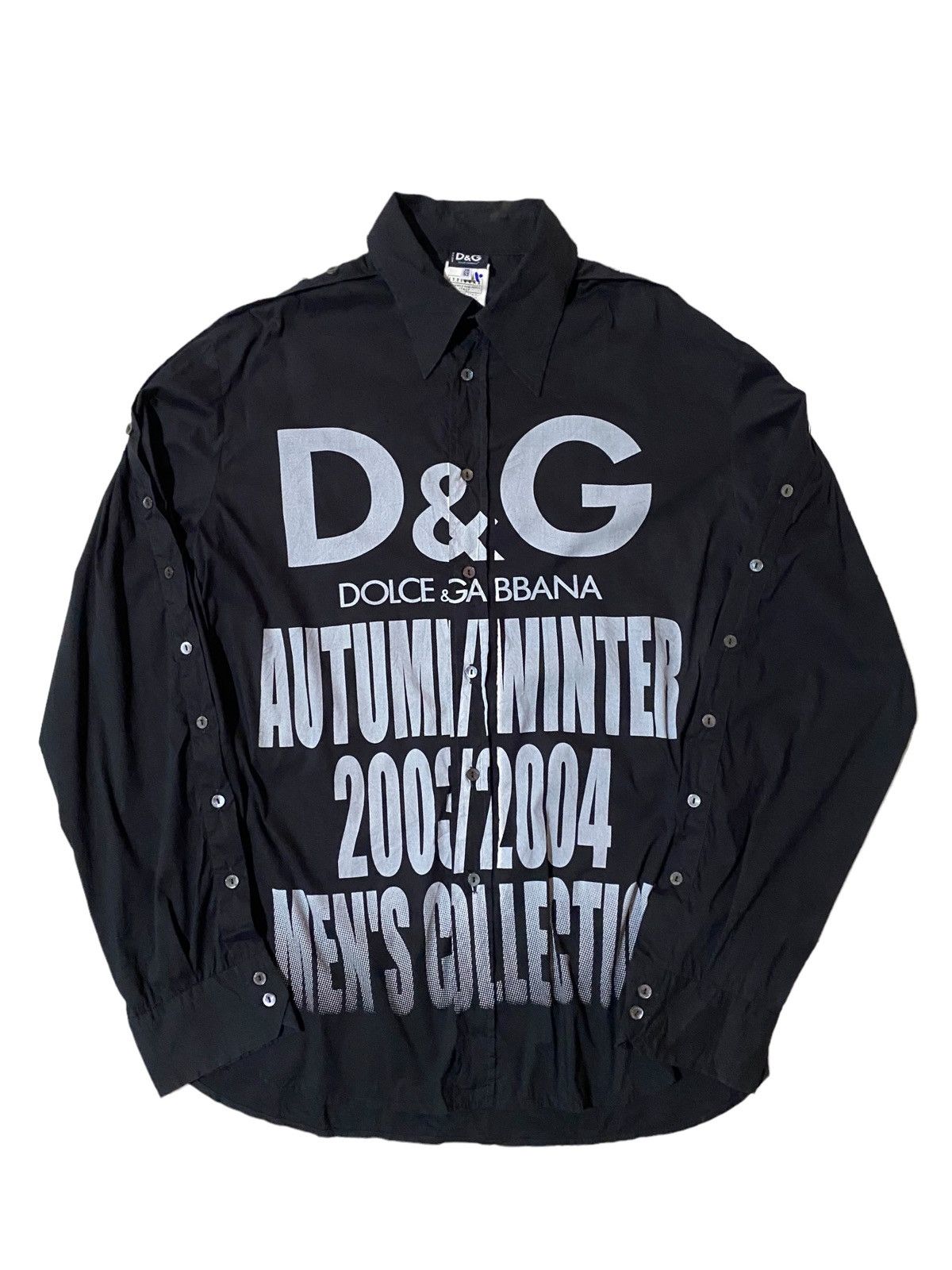 Dolce & Gabbana 💥Vtg A/W Dolce&Gabbana Mens Collection Button Shirt Size US L / EU 52-54 / 3 - 5 Thumbnail