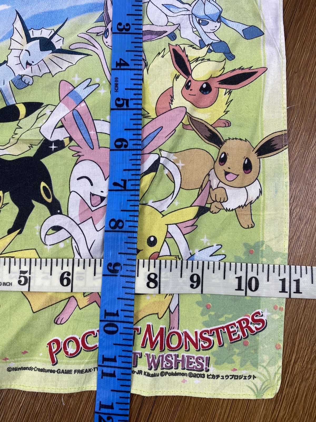 Pokemon Vintage Nintendo Pocket Monster Pokemon Handkerchief Size ONE SIZE - 4 Thumbnail