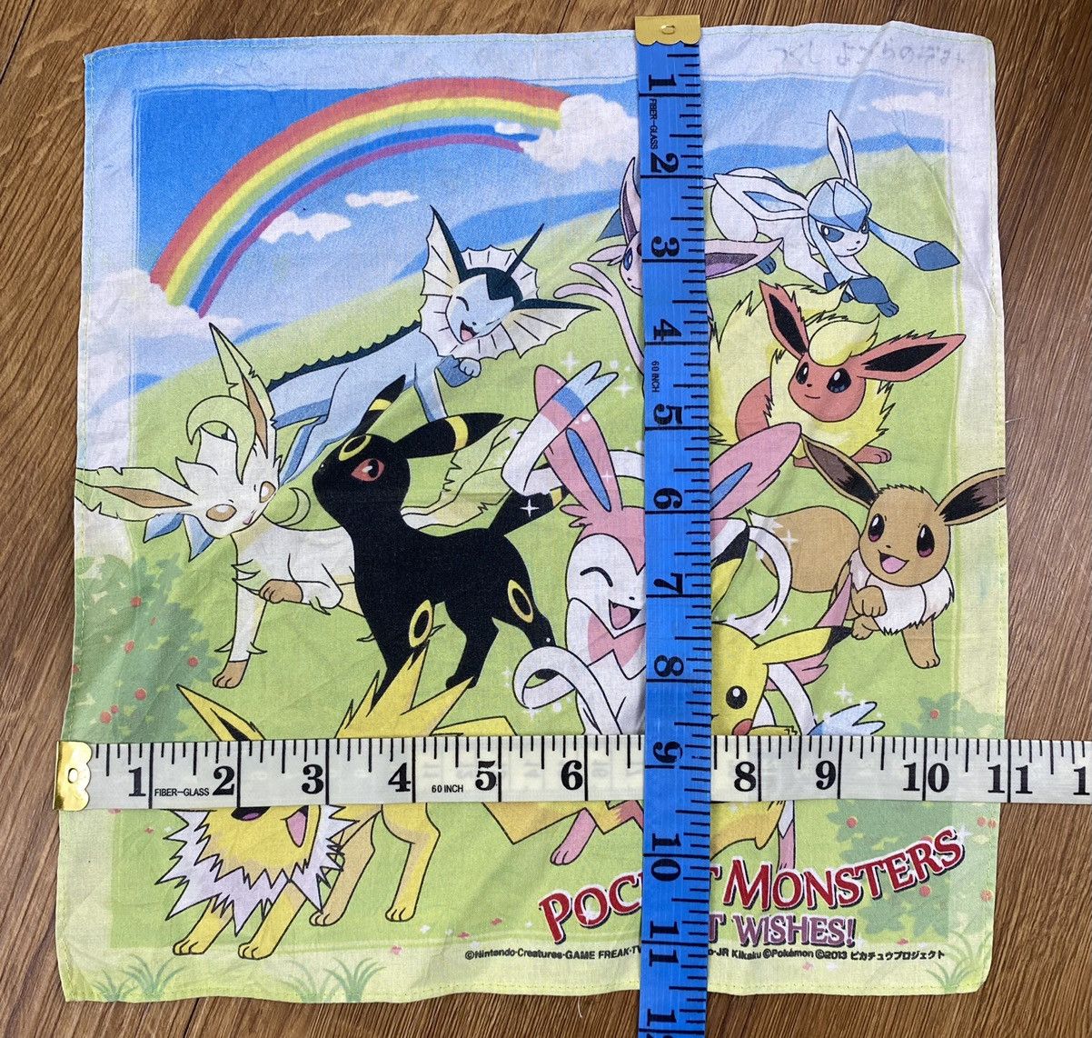 Pokemon Vintage Nintendo Pocket Monster Pokemon Handkerchief Size ONE SIZE - 3 Thumbnail