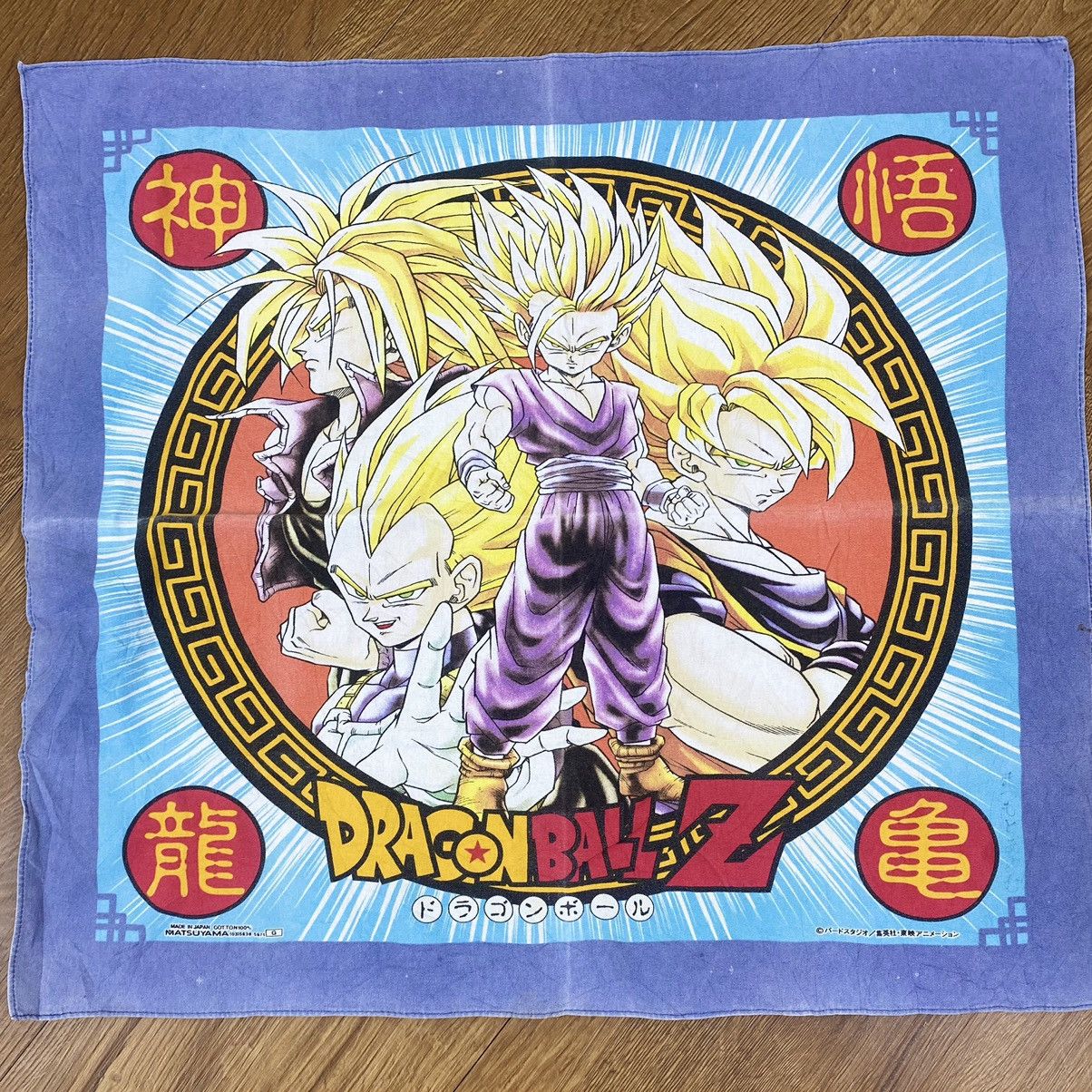 Anime Vintage DragonBall Z Handkerchief Pocketsquare Size ONE SIZE - 1 Thumbnail