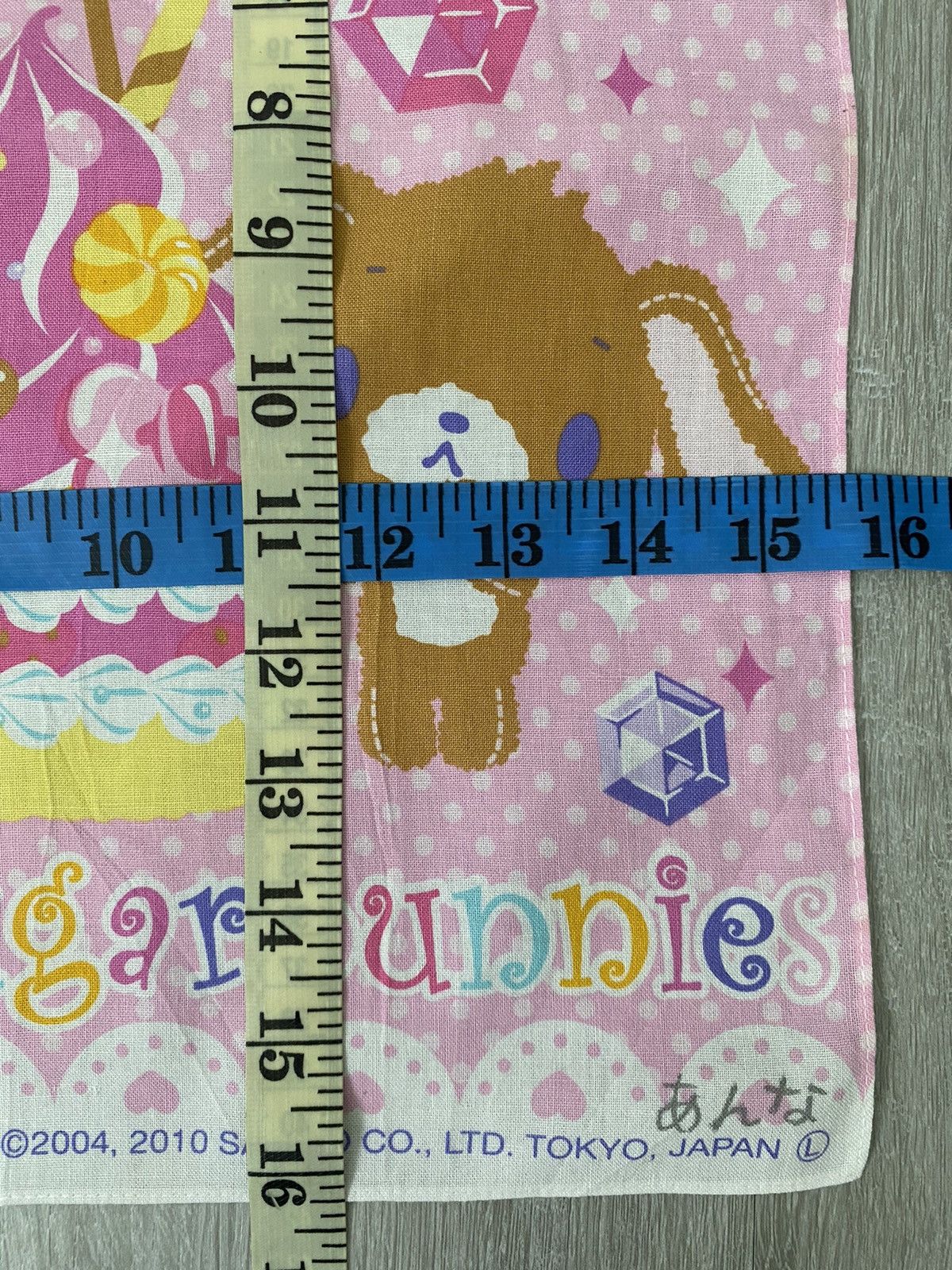 Anime Vintage Anime Sugar Bunnies Handkerchief Pocketsquare Size ONE SIZE - 5 Thumbnail