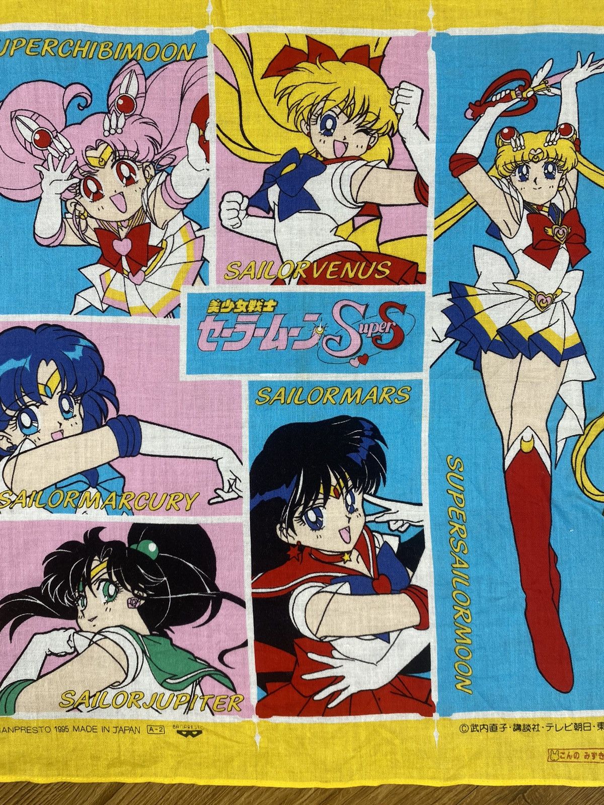 Anime Vintage Sailormoon Handkerchief Pocketsquare Size ONE SIZE - 3 Thumbnail