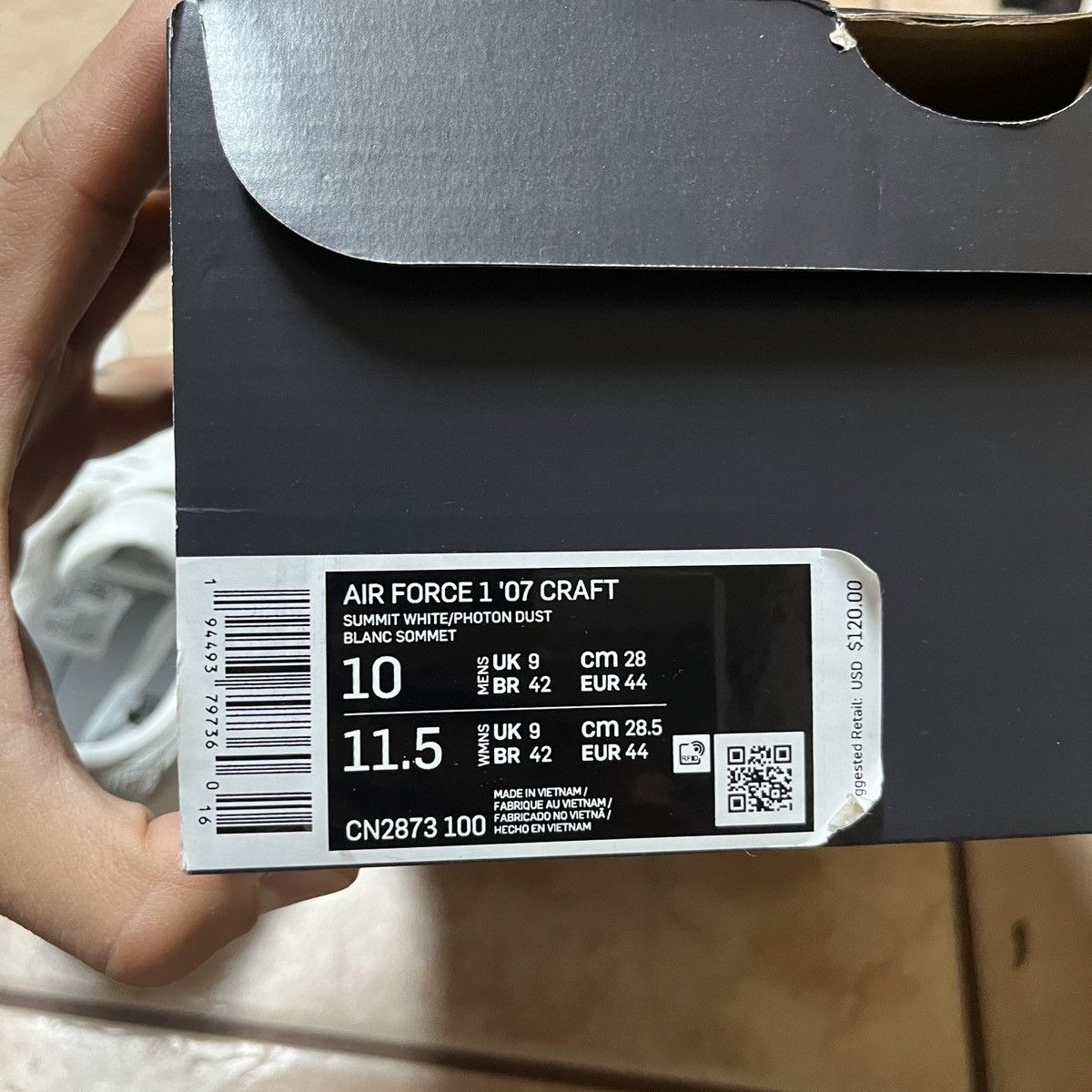 Nike Nike Air Force 1 Craft Photon Dust Size US 10 / EU 43 - 8 Thumbnail