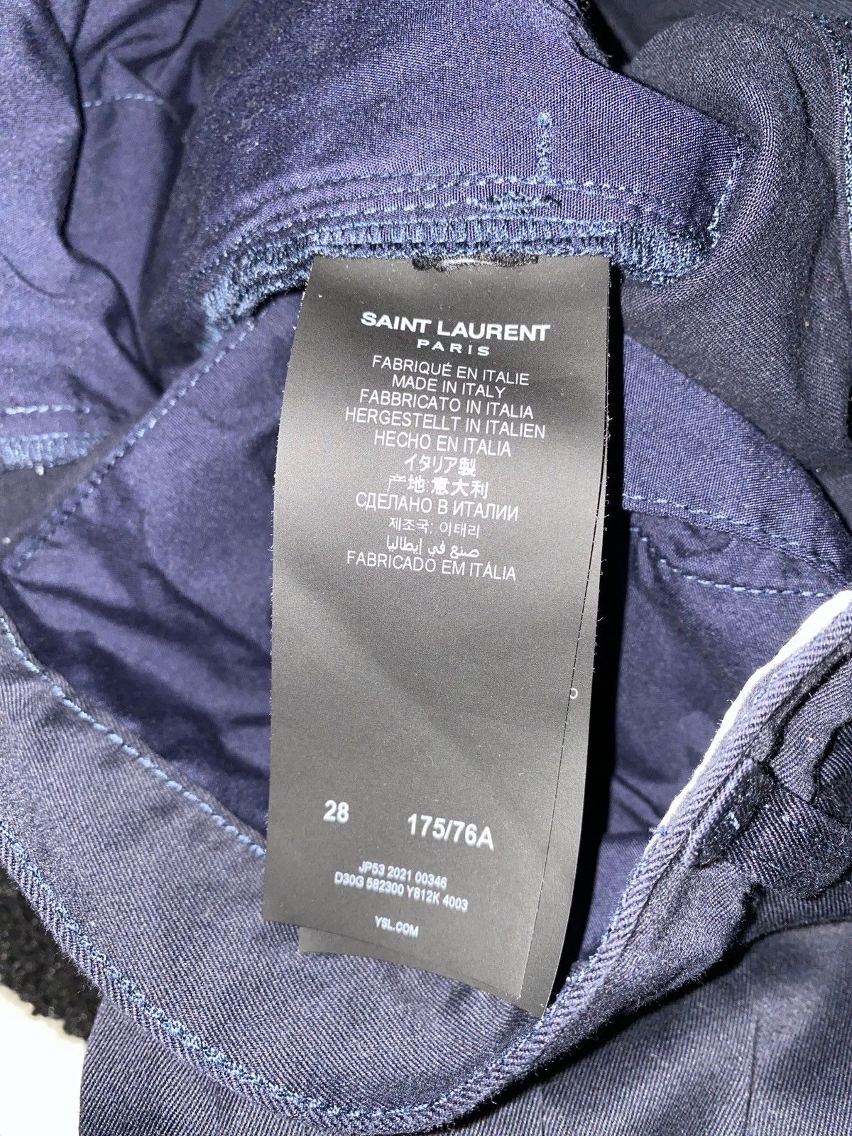 Saint Laurent Paris Saint Laurent Paris Chino Pants Size US 28 / EU 44 - 5 Thumbnail