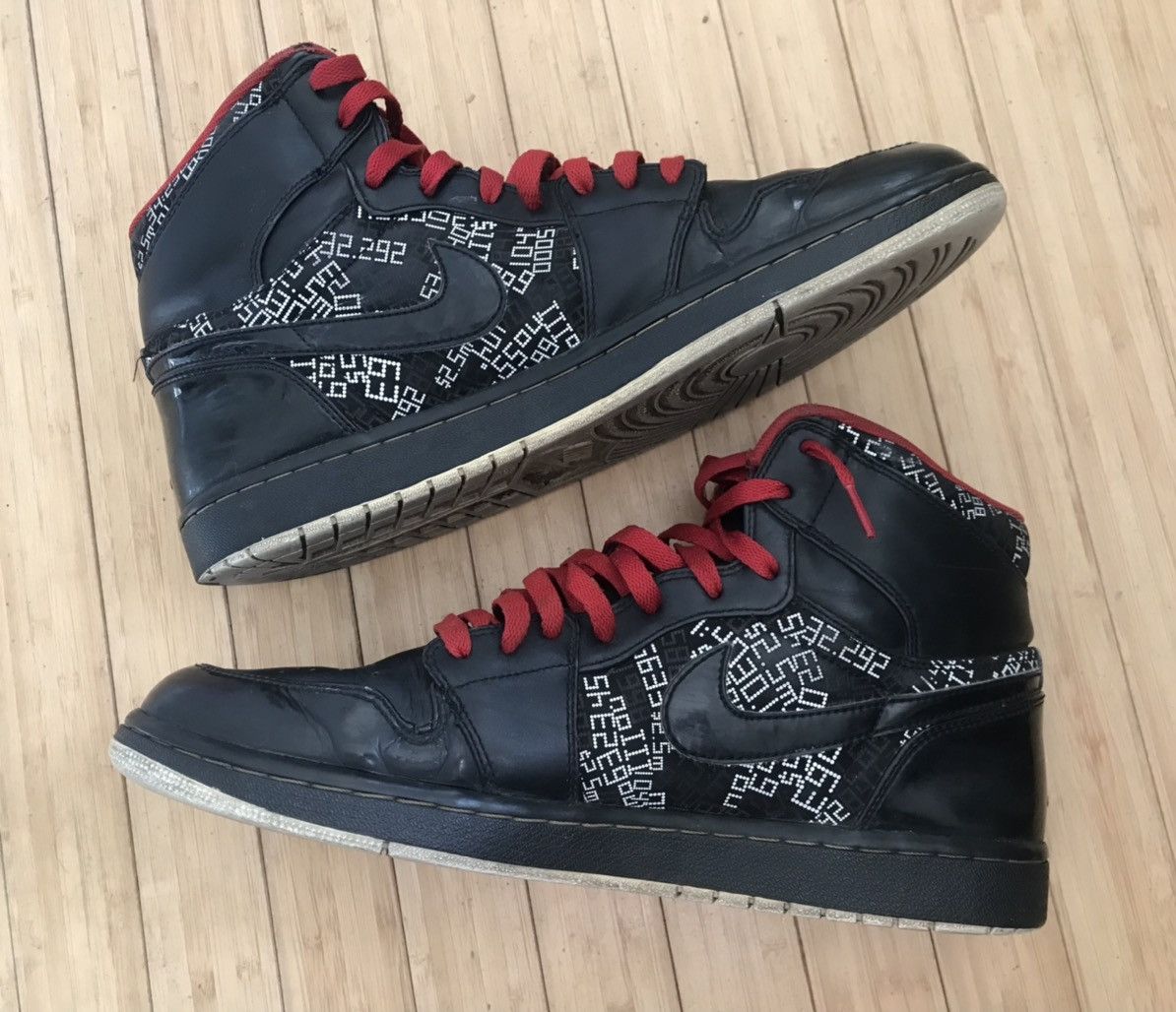 Air Jordan 1 Hall Of Fame 2009 Nike black red white HOF